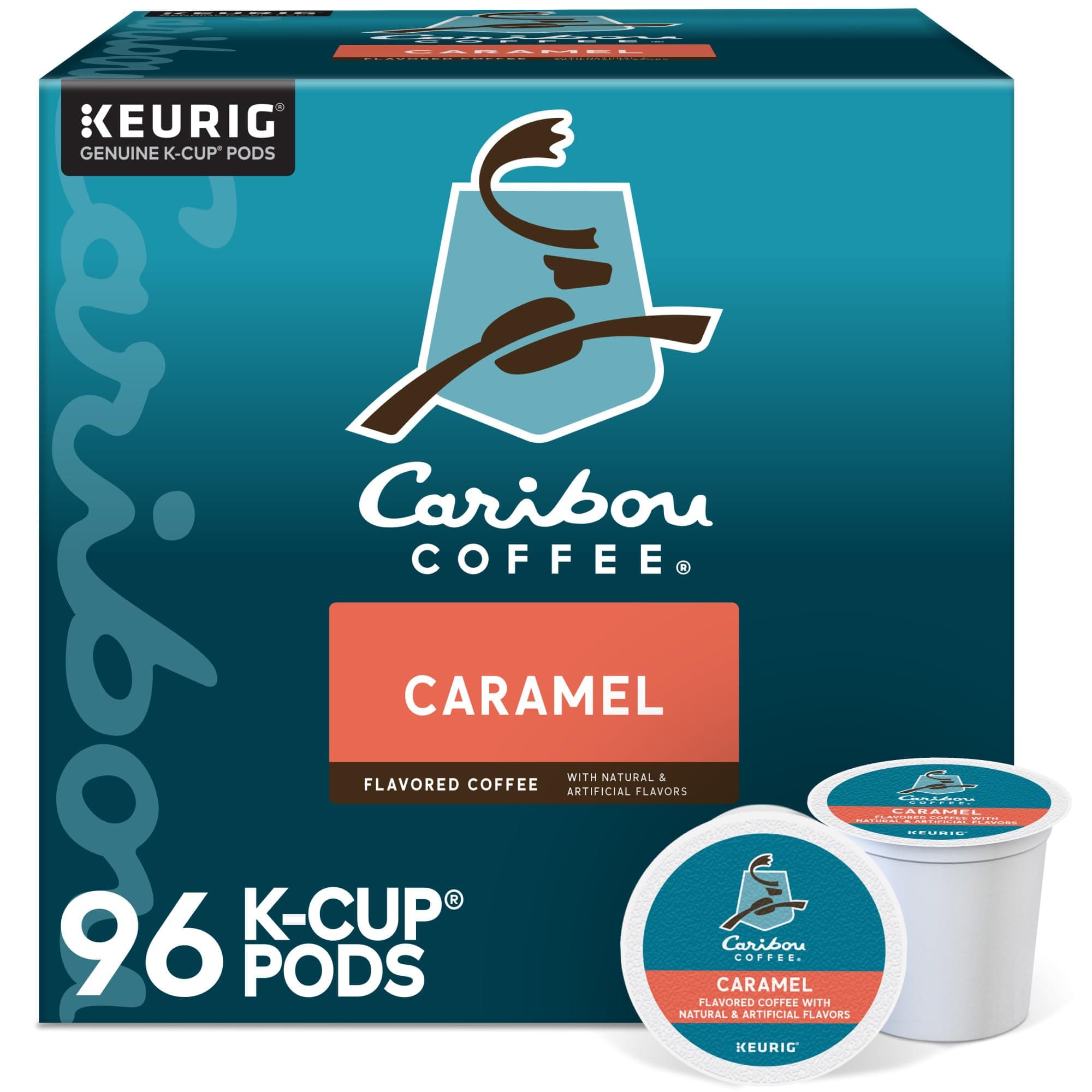 Caramel Hideaway Keurig Single-Serve K-Cup Pods, Flavored Coffee, 96 Count