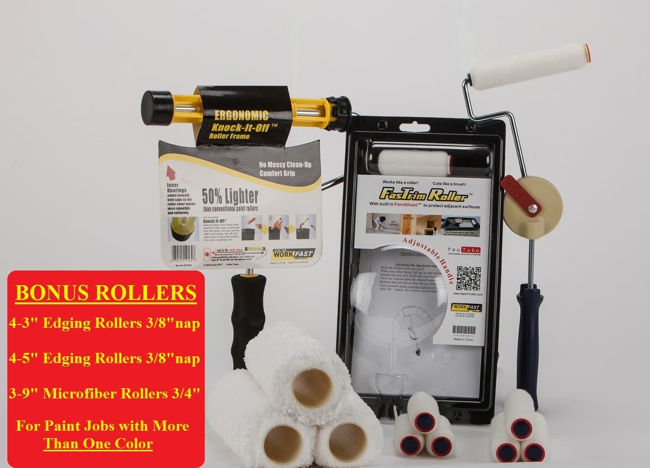 FTK3-14 Deluxe Home Painting Kit with Bonus Rollers, 14-Piece