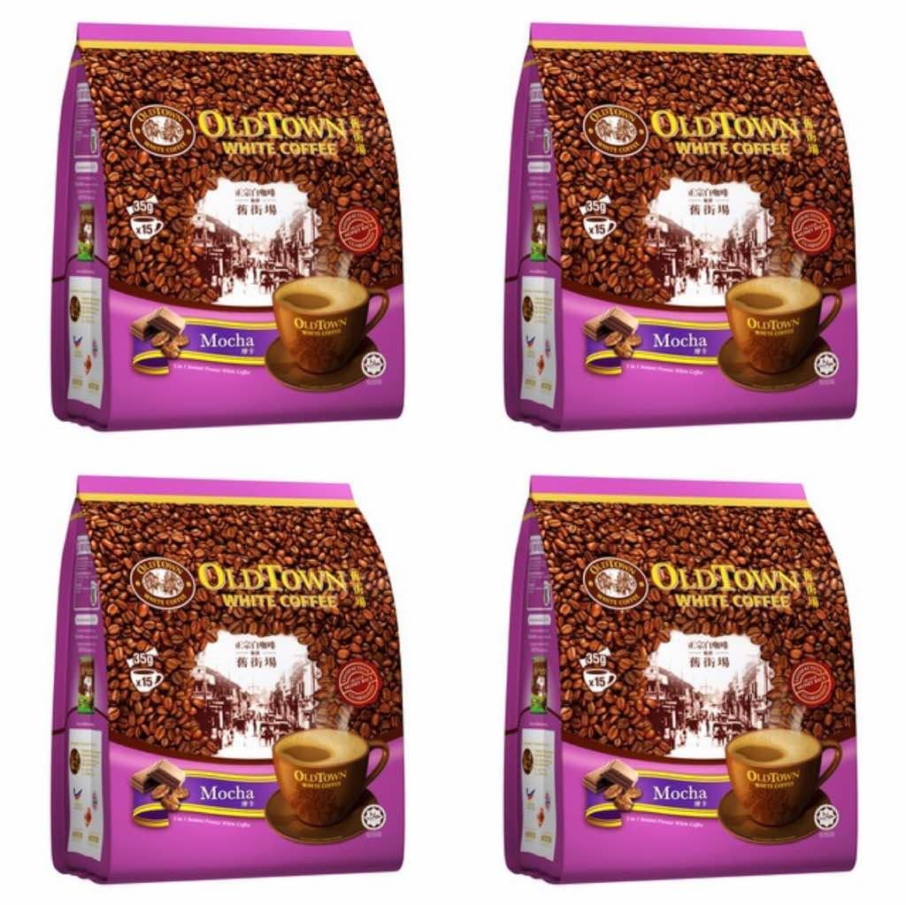 Old Town White Coffee 3 in 1 Mocha Flavor (10 pack x 15 sachets) Imported from Malaysia