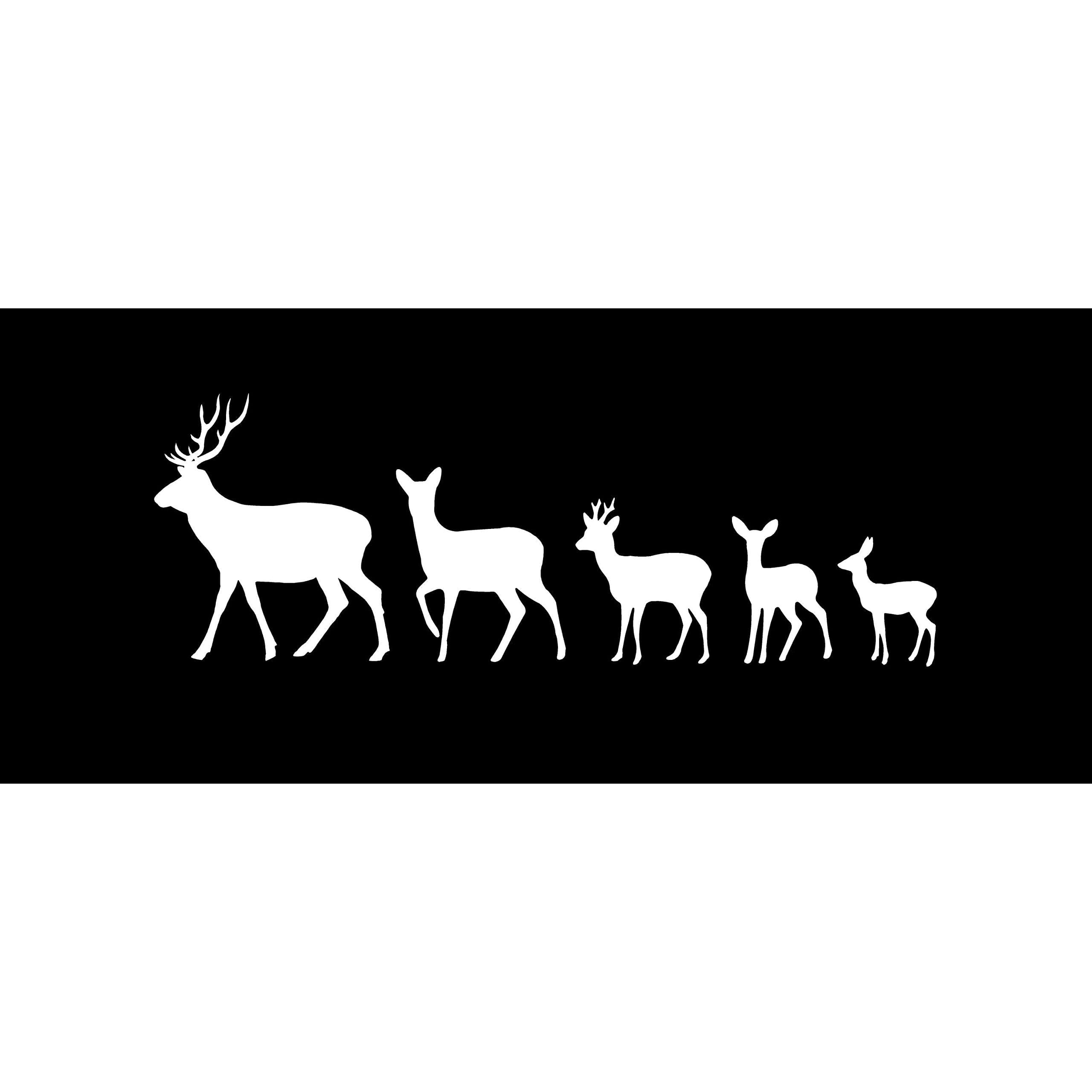 Max Signs Five Start Your Own Deer Family Funny Car Vinyl Decal Sticker