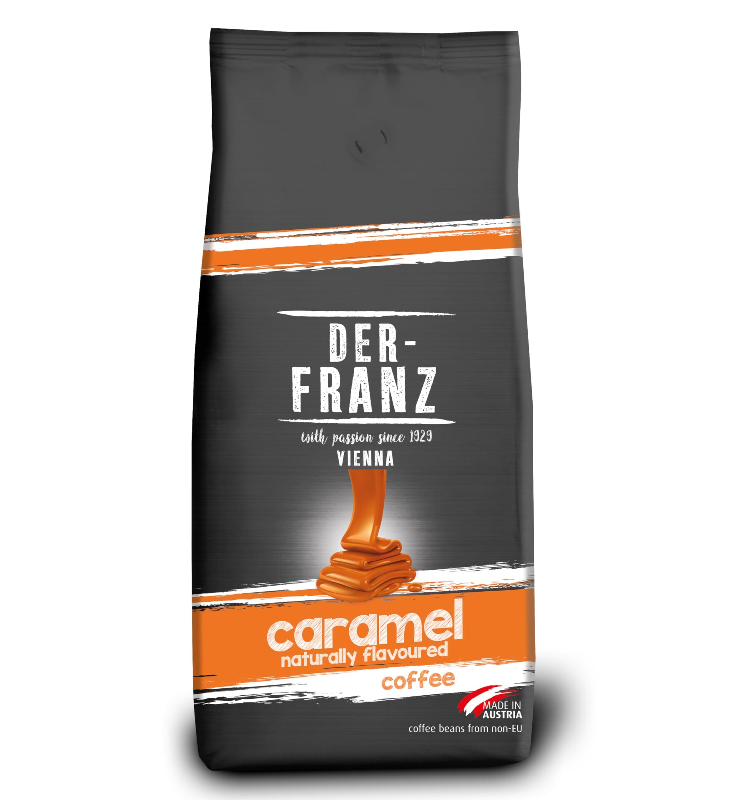 Coffee, flavoured with mit Caramel, Arabica and Robusta coffee beans, 1000 g