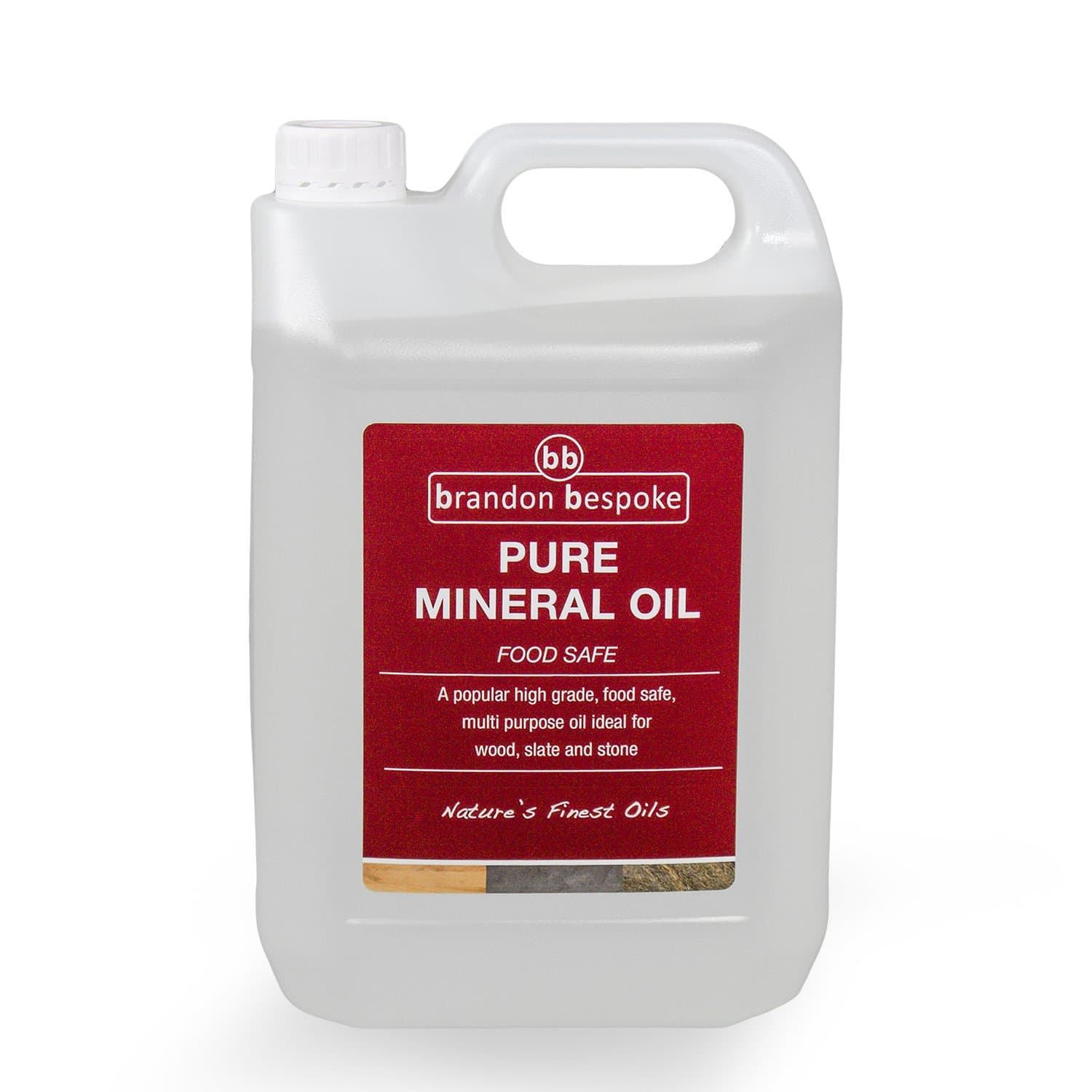 Food Grade Pure Mineral Oil 5 Litre | Chopping Board Oil | Ideal for Wood, Slate and Stone