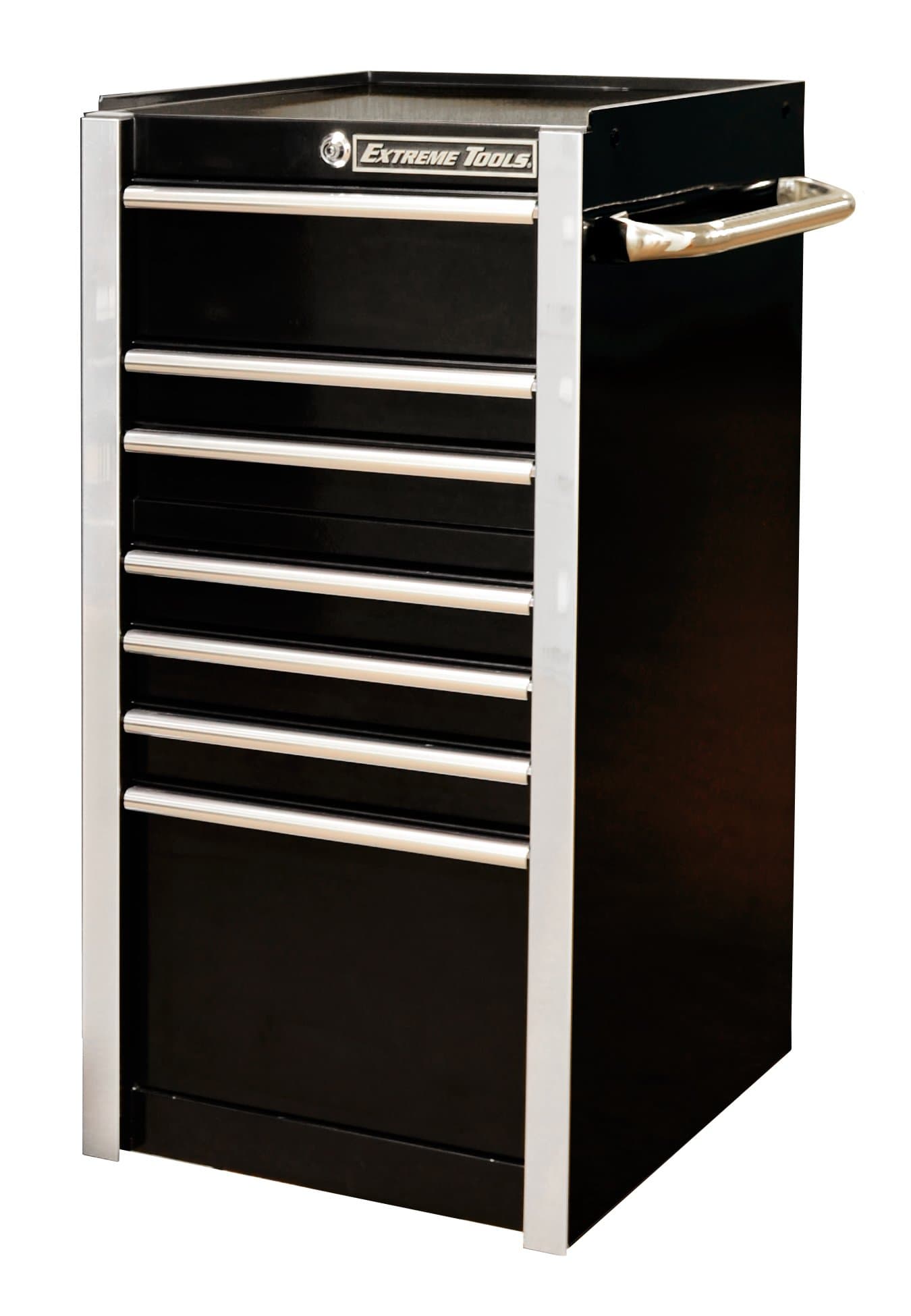Extreme Tool RX192507SBBK RX Series Black 19" 7-Drawer Side Box