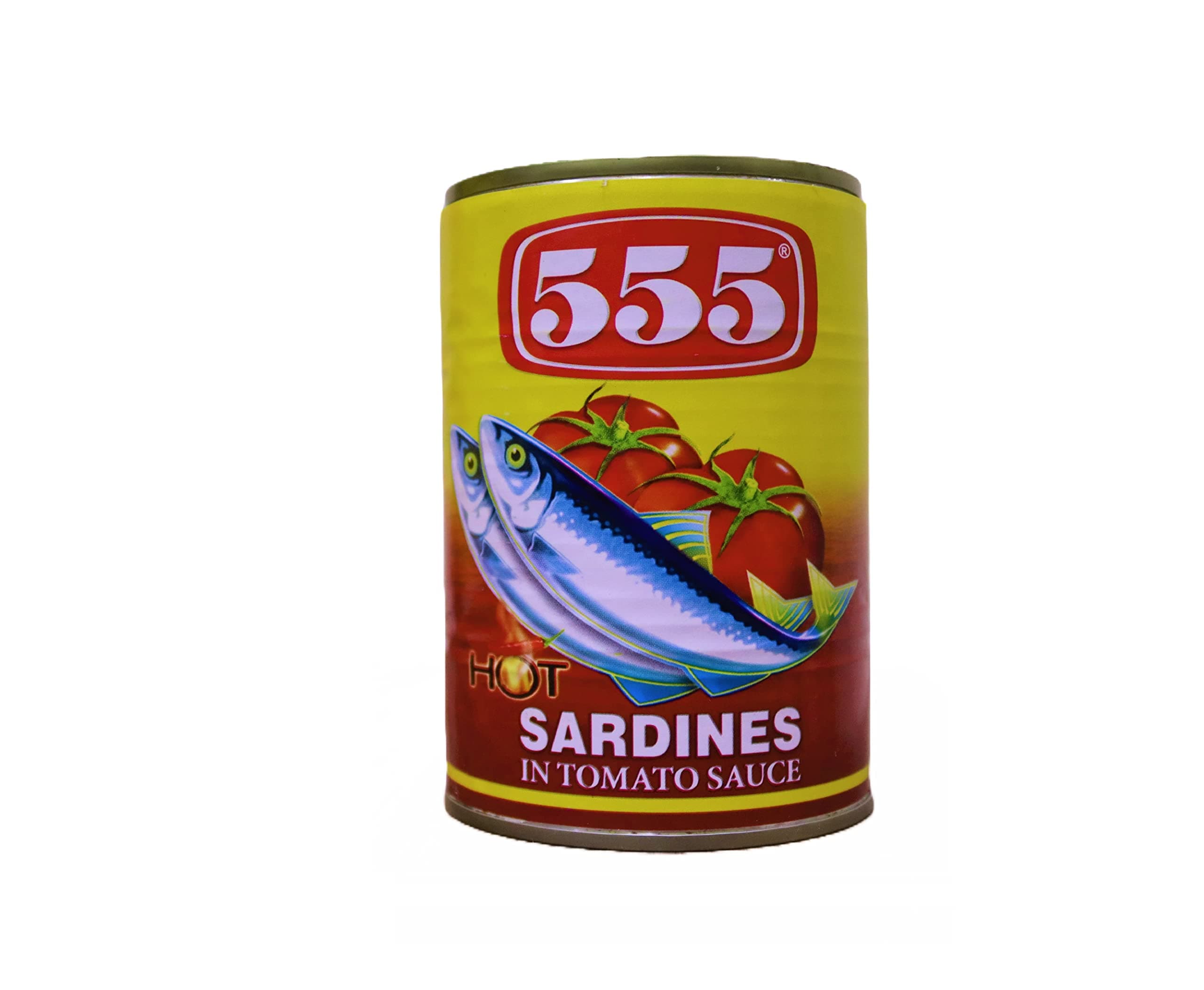 555 Hot Sardines In Tomato Sauce 425g