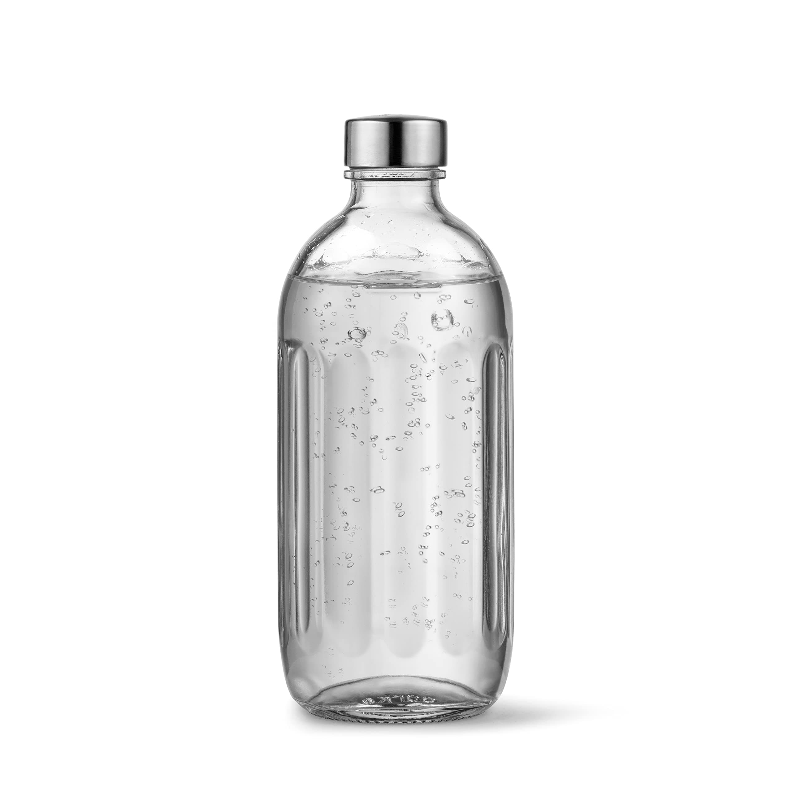 Glass Bottle - Polished Steel for Carbonator Pro