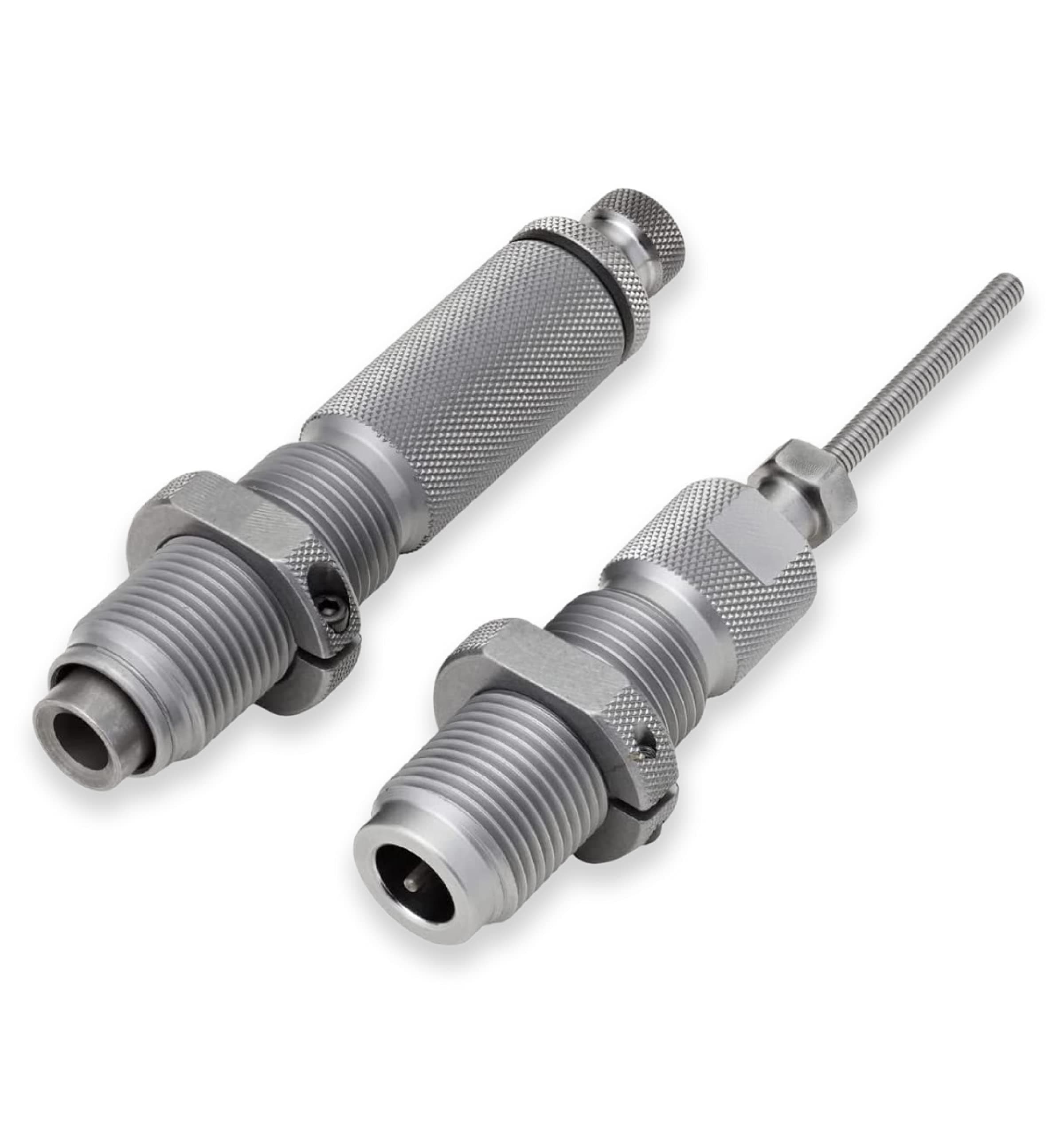 Custom Grade New Dimension 2-Die Set - Caliber Specific Reloading Equipment for Handloaders with Full Length Sizer Die, Seating Die, Sure-Loc Rings, & Storage Box