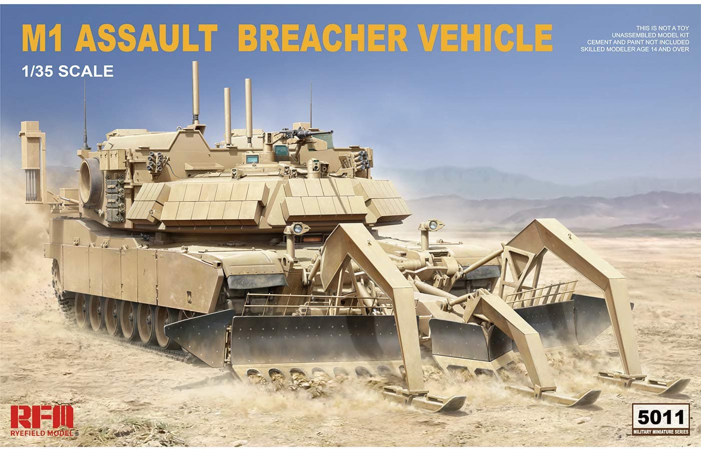 Rye Field Model RM-5011 Model Kit M1 Assault Breacher Vehicle