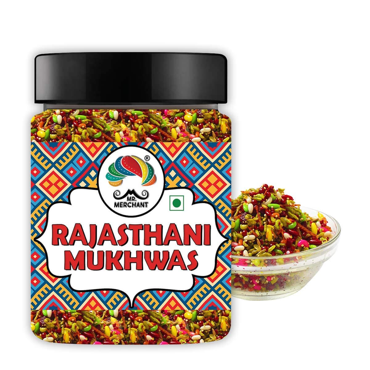 Mr. Merchant Rajasthani Mukhwas, Traditional Mouth Freshener Mukhwas Mix (300 g (Pack of 1))
