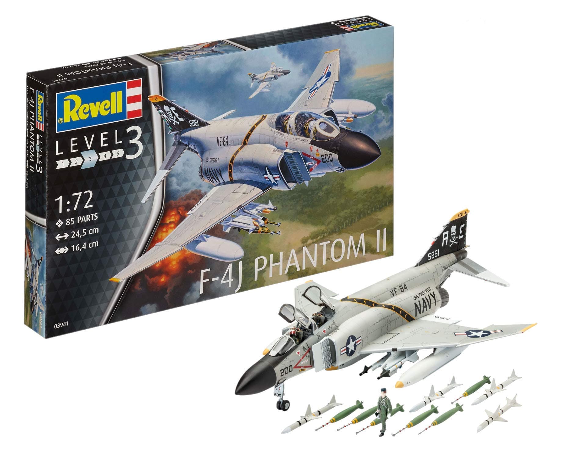 Revell of Germany F-4J Phantom Ll Building Kit