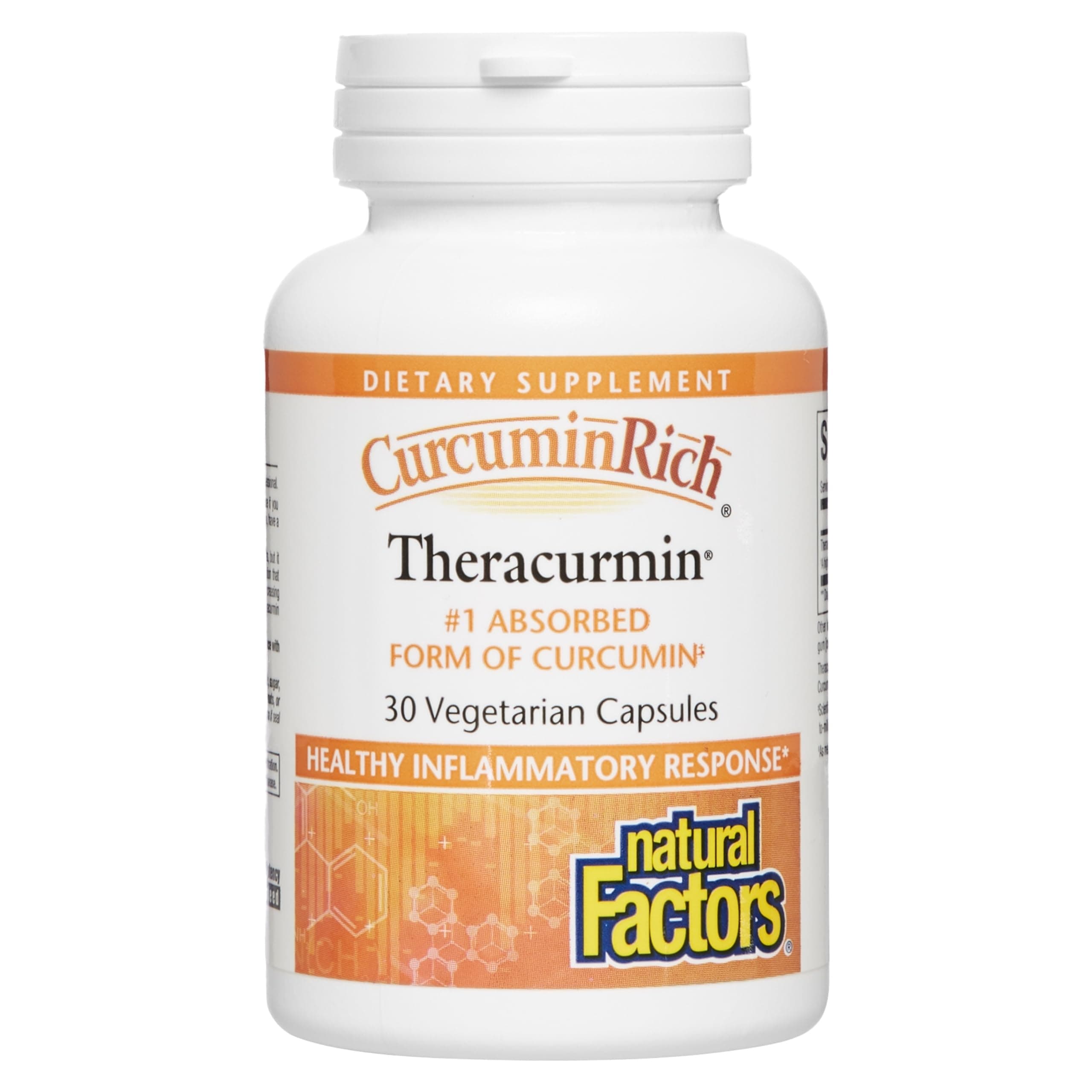 Natural Factors CurcuminRich Curcumin Theracurmin, 30 mg, 30 Veg Caps