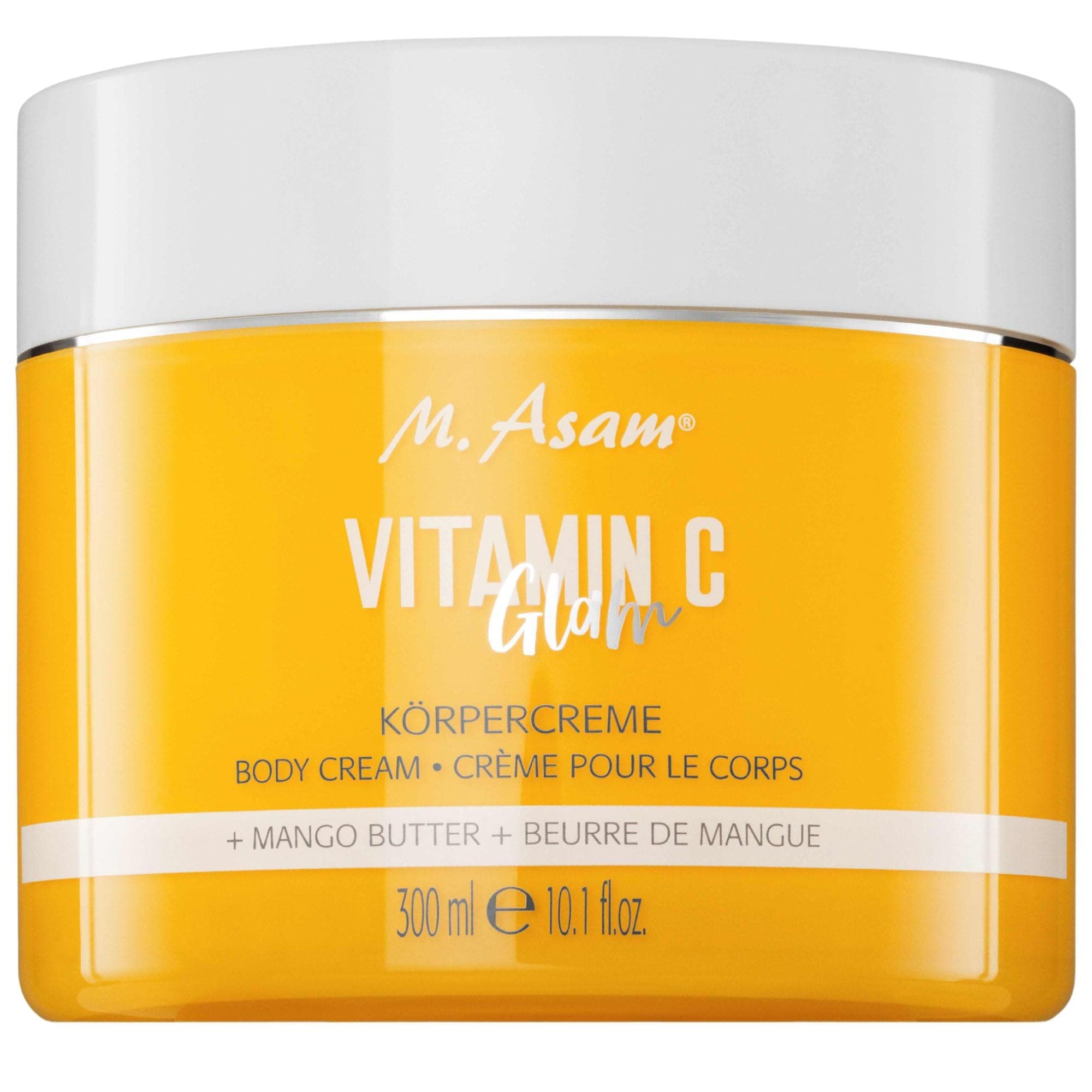 M. Asam Vitamin C Glam Body Cream (10.1 Fl Oz) – Body Moisturizer With Maracuja Oil & Apricot Kernel Oil. Body Butter, Provides Moisture, Body Lotion Protects The Skin From Drying Out, Skin Care,