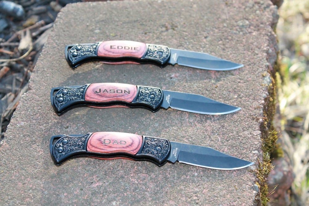 Set of 1 Groomsmen Gift Knives - Engraved Pocket Knife - Mini Pocket Knife - Groom Usher Groomsmen Gift - Small Pocket Knife