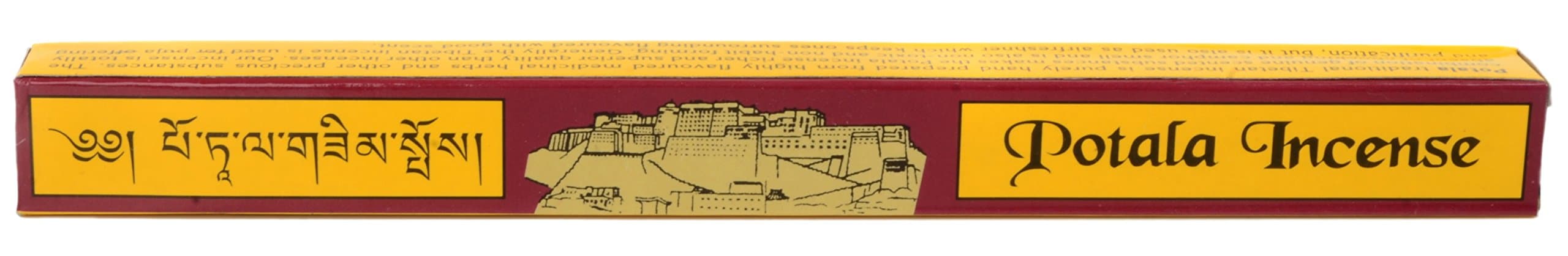 BUDDHAFIGUREN/Billy Held Potala Long Form Incense Sticks Tibetan Incense Sticks 1 Pack 27 cm 24