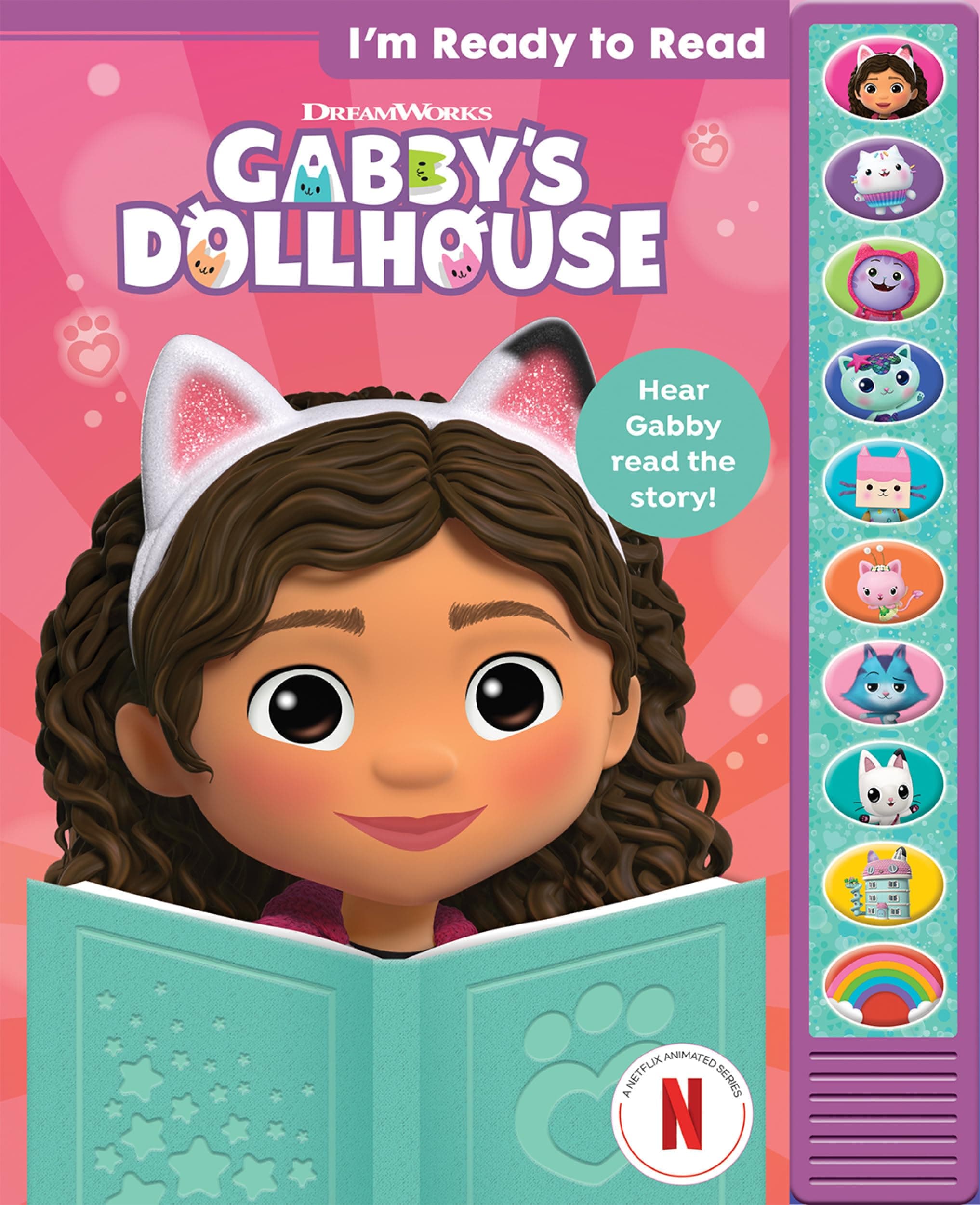 DreamWorks - Gabby’s Dollhouse I'm Ready to Read - Read Along Sound Book - PI Kids