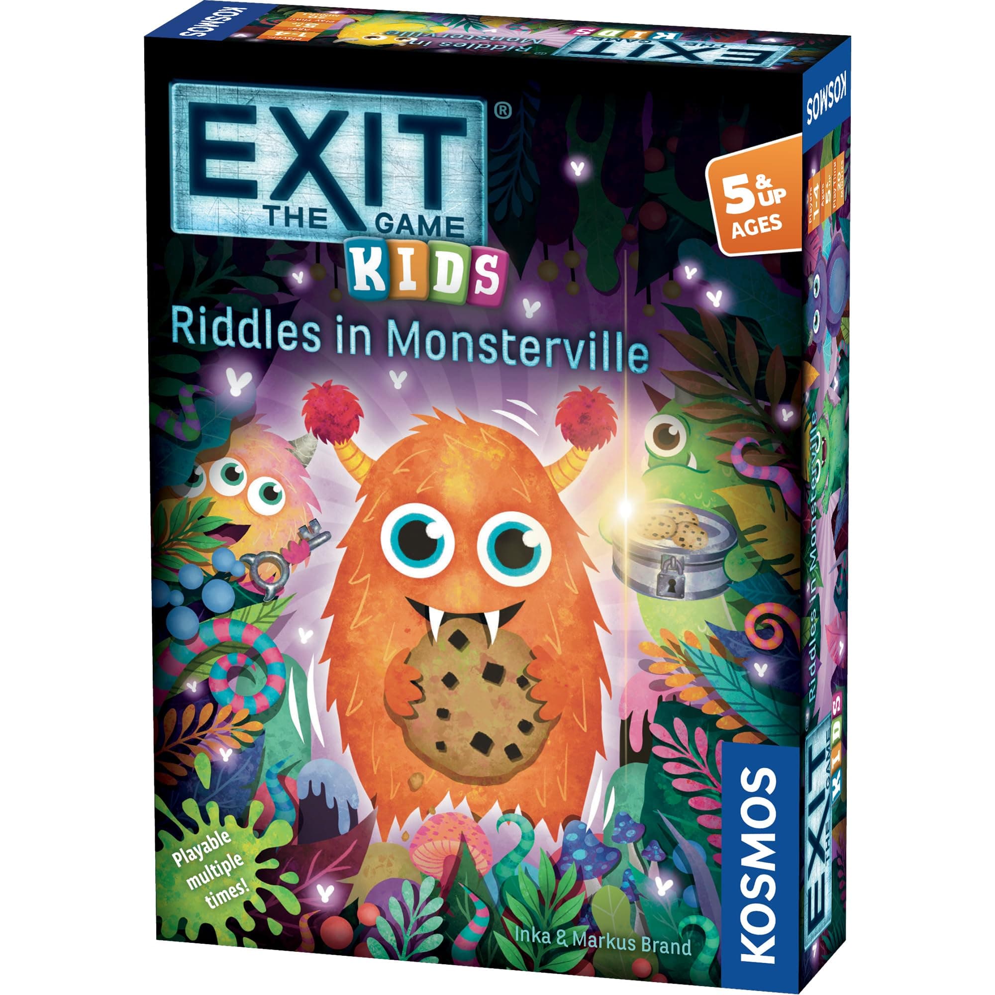 EXIT: Kids - Riddles in Monsterville | Escape Room Card Game | Family & Board Game | 1-4 Players | Age 5+ | Puzzle Game for Kids & Adults | Game Night Fun