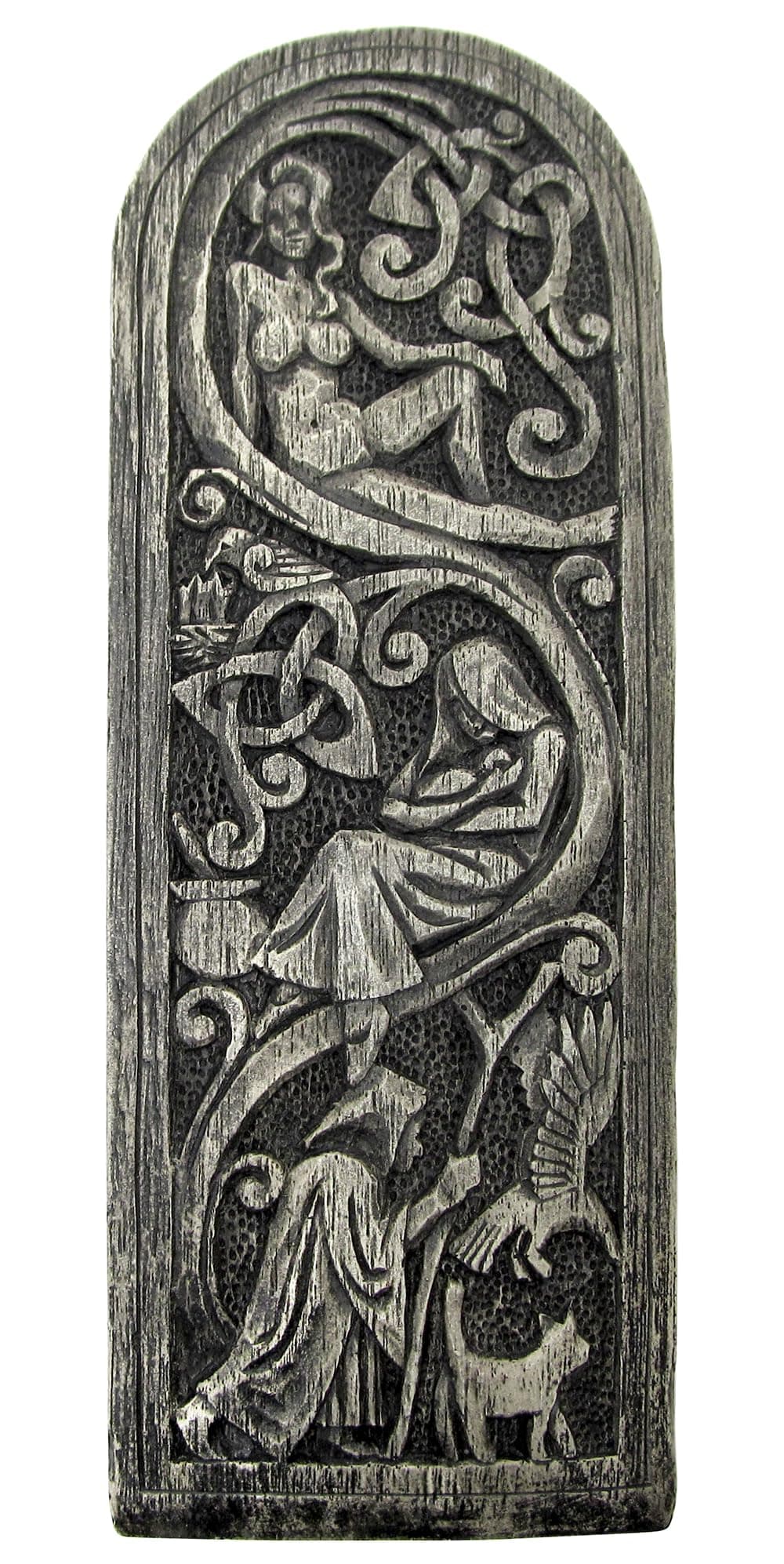Dryad Design Maid, Mother, Crone Wall Plaque - Wiccan Pagan Home Decor - Stone Finish