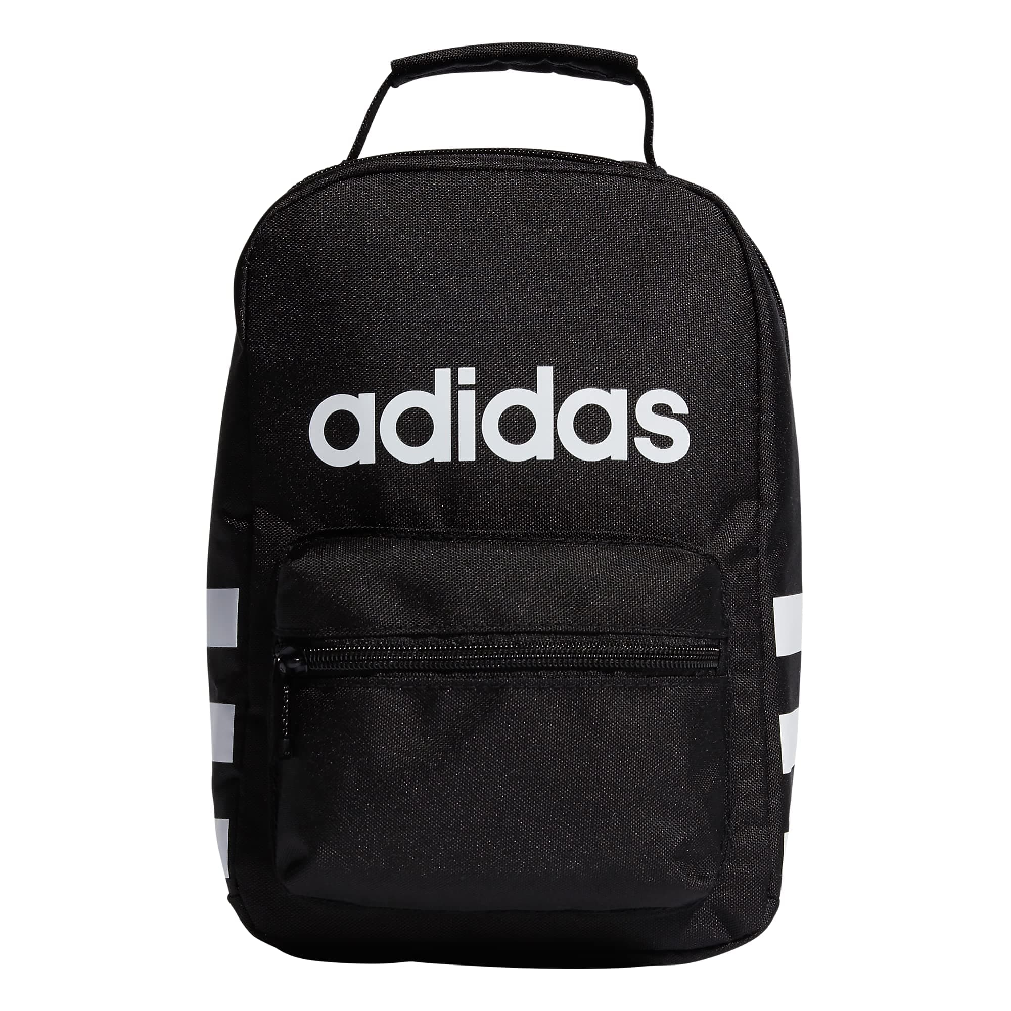 adidas Unisex Santiago Insulated Lunch Bag, Black/White, ONE SIZE