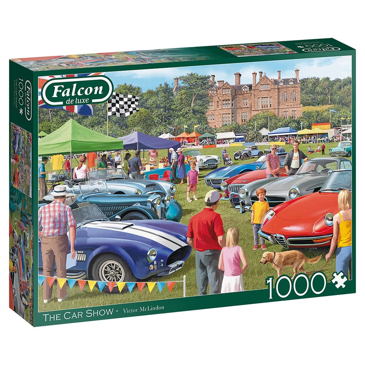 Jumbo, Falcon de luxe - The Car Show, Jigsaw Puzzles for Adults, 1000 Piece