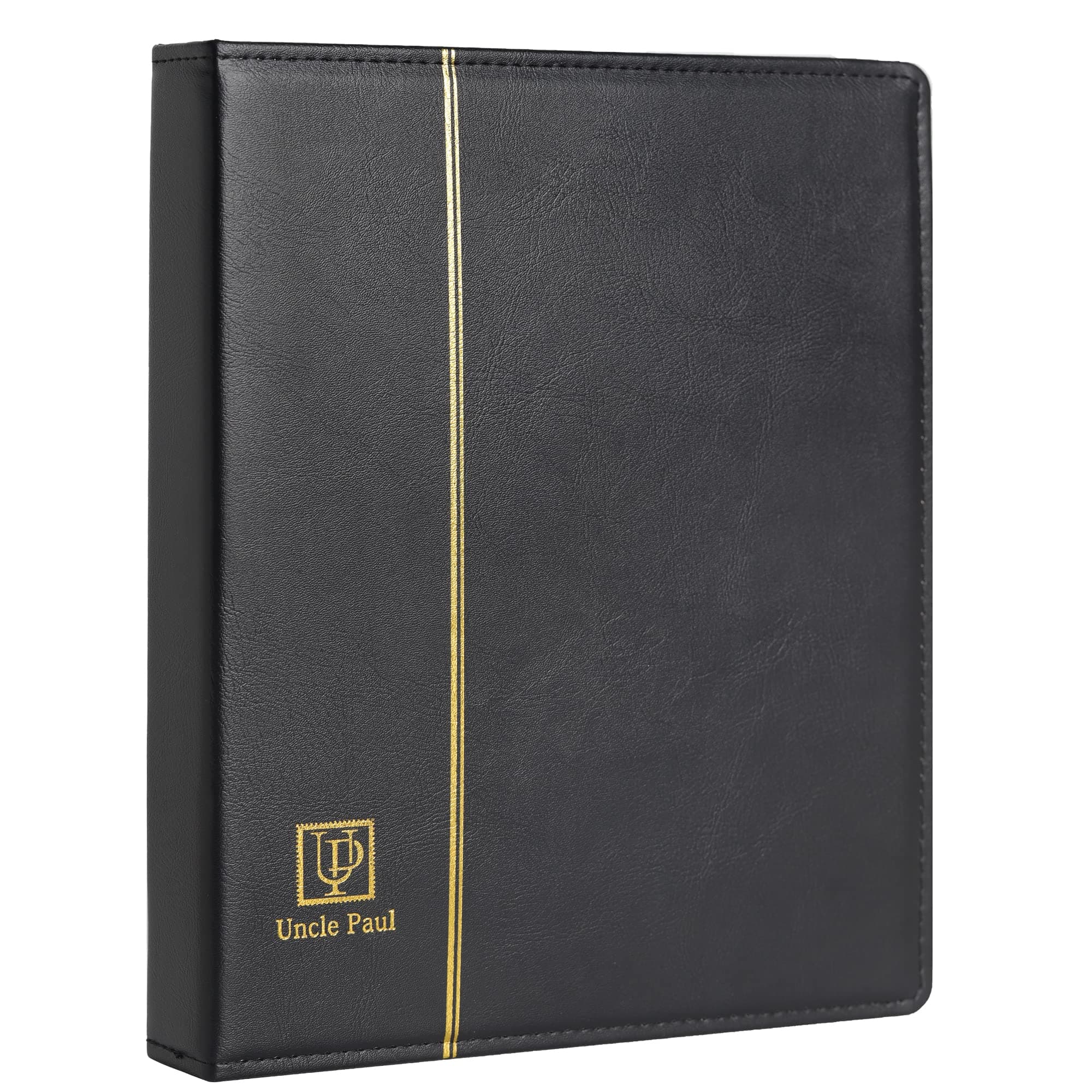 Uncle Paul Coin Currency Collecting Holder Album, 4 Ring Binder, Large Storage Book, Paper Money Currency Collection Supplies Holders, for Standard 3 Ring,9 Ring Binder Pages BU04