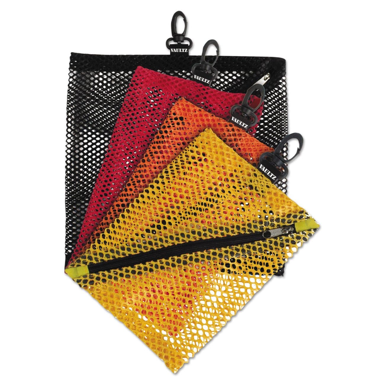 Mesh Zipper Pouch Set - Pack of 4 - Mesh Pouch Zipper Bags for Organizing, Storage, Travel, School, Cosmetics - Small, Medium & Large Assorted Bag Sizes - Boys Asst Colors