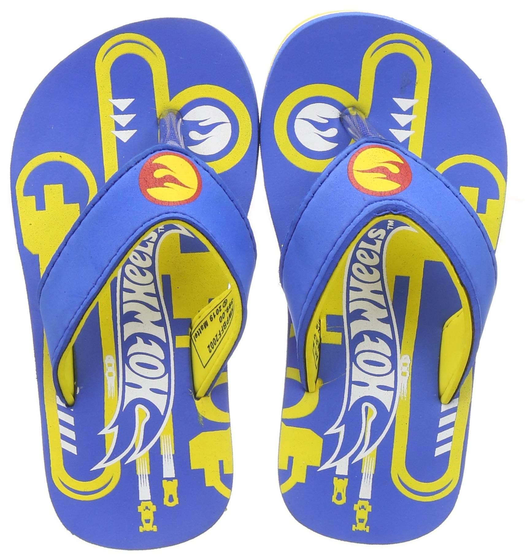 Hot Wheels Boy's Flip-Flops-5 UK (22 EU) (6 Kids US) (HWPBFF2002_Blue)