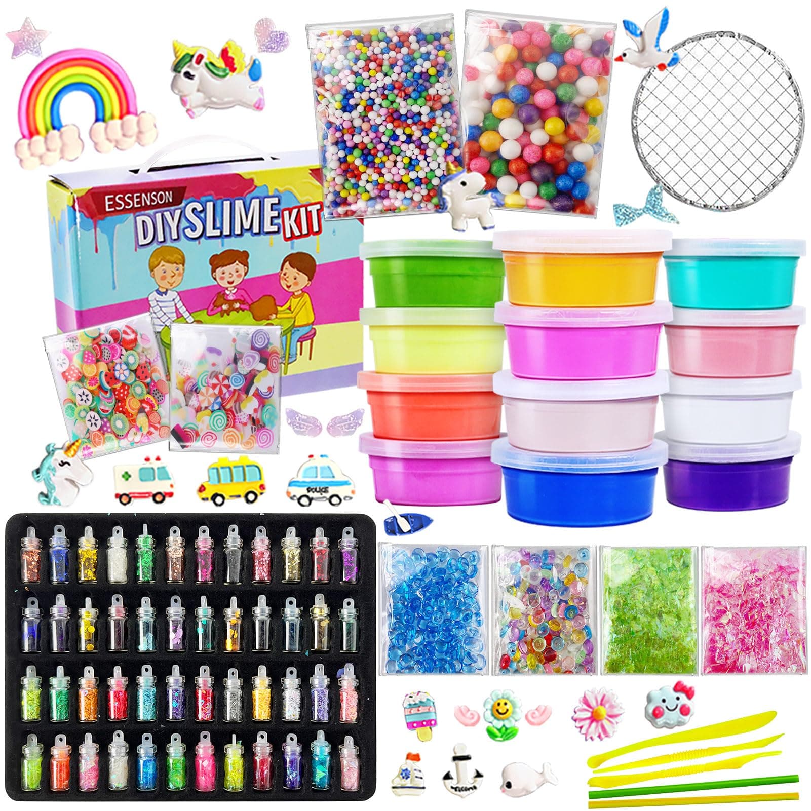 12 Colors Slime Kit