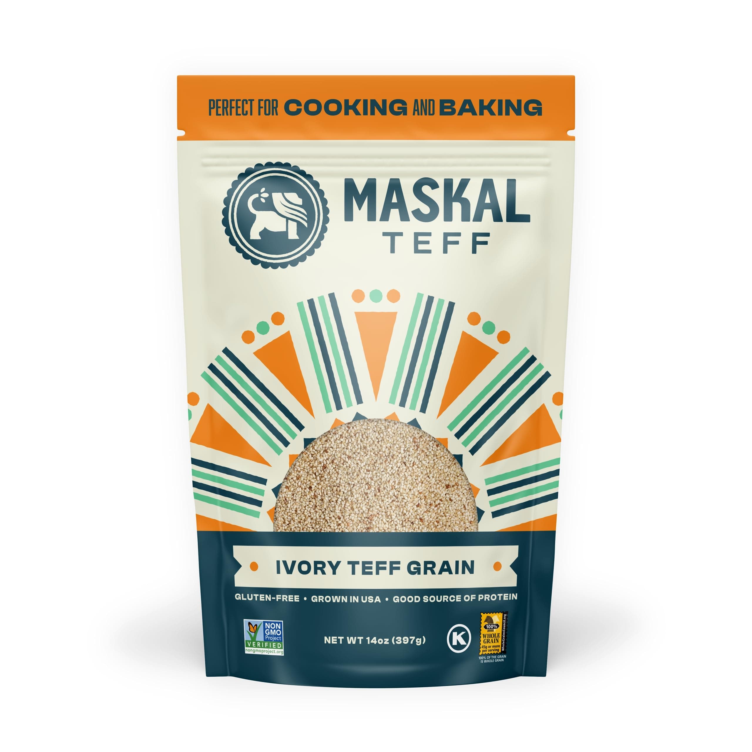 Maskal Teff Ivory Teff Grain, 14 Ounce