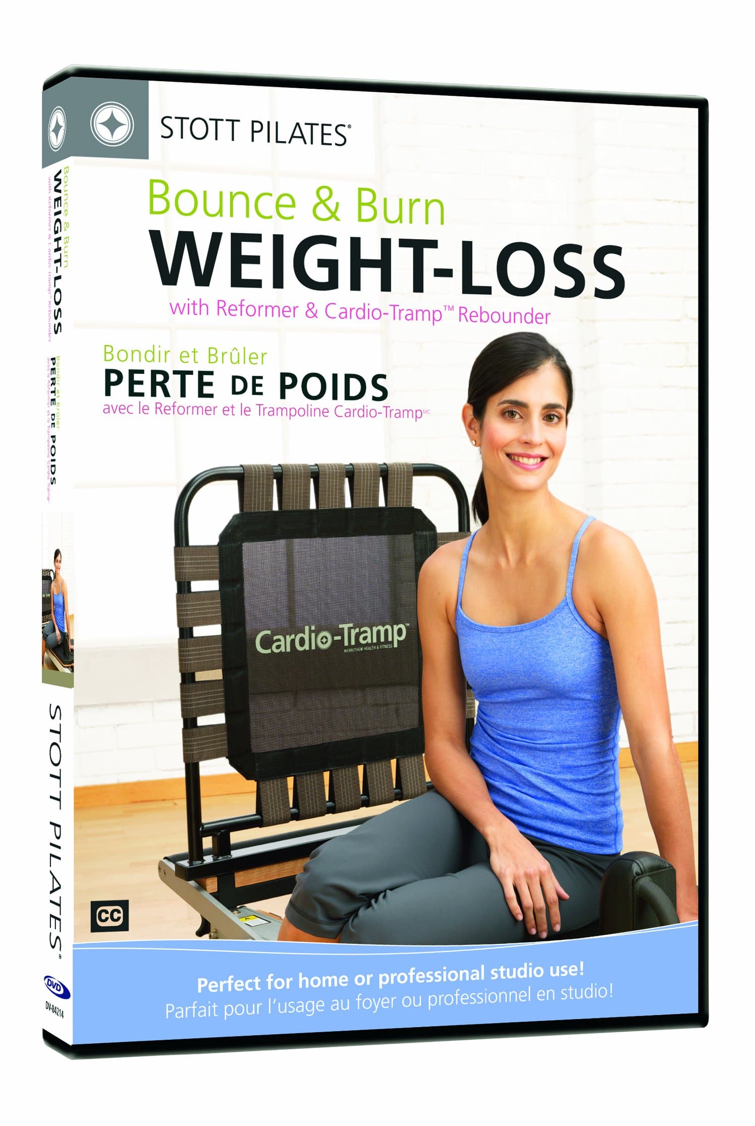 STOTT PILATESBounce and Burn Weight-Loss with Reformer and Cardio-Tramp Rebounder (English/French)