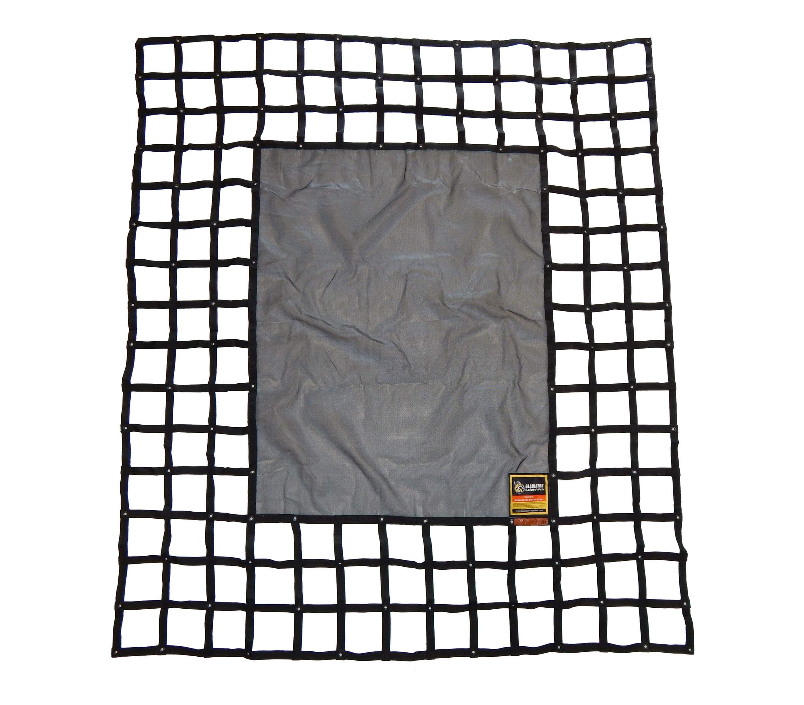 Gladiator Cargo Gear - SafetyWeb Cargo Net - Heavy Duty, Adjustable -XLarge (XSW-100) 10' x 12'