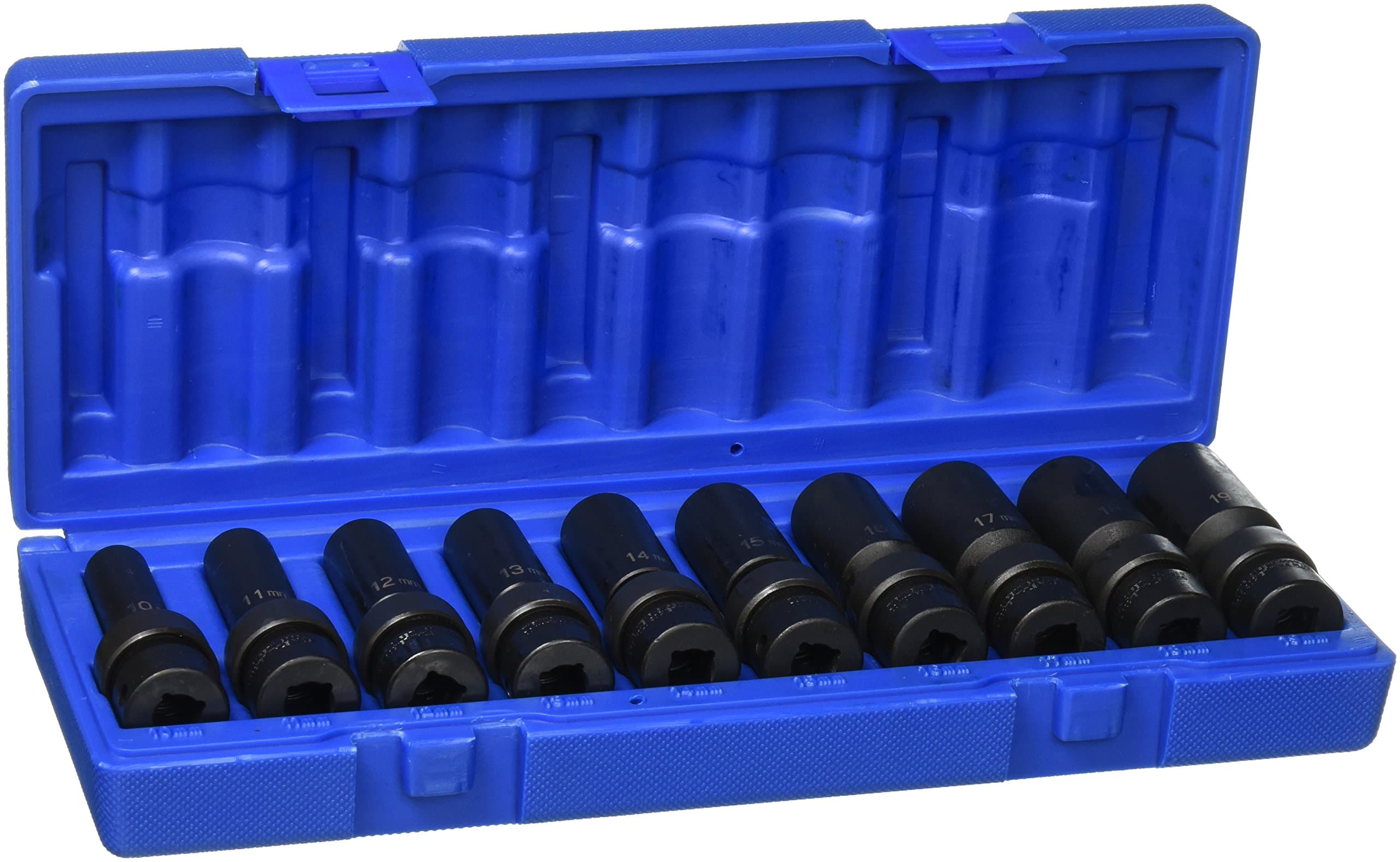 (1210UMD) 3/8" Drive 10-Piece Deep Universal Metric Socket Set