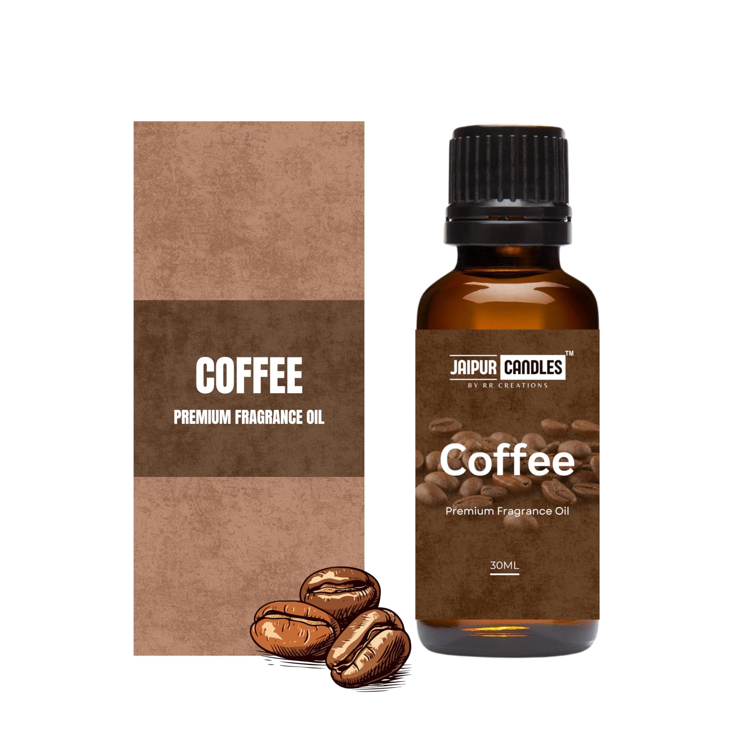 Fragrance Oil | 30 ml | Aroma Oil for Home Fragrance | Best for Aromatherapy | Use in Diffusers, Candles, Air Fresheners (30ML, Coffee)