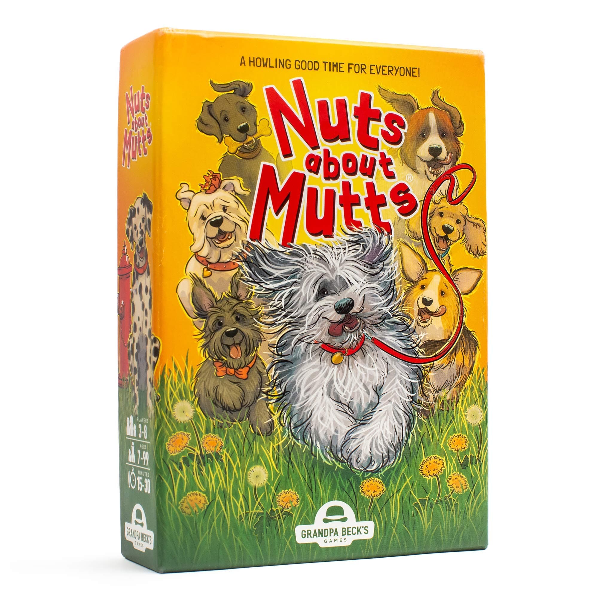 Nuts About Mutts - Family-Friendly Hand-Elimination Card Game - for Kids, Teens, and Adults - from The Creators of Cover Your Assets - 3-8 Players, Ages 7+