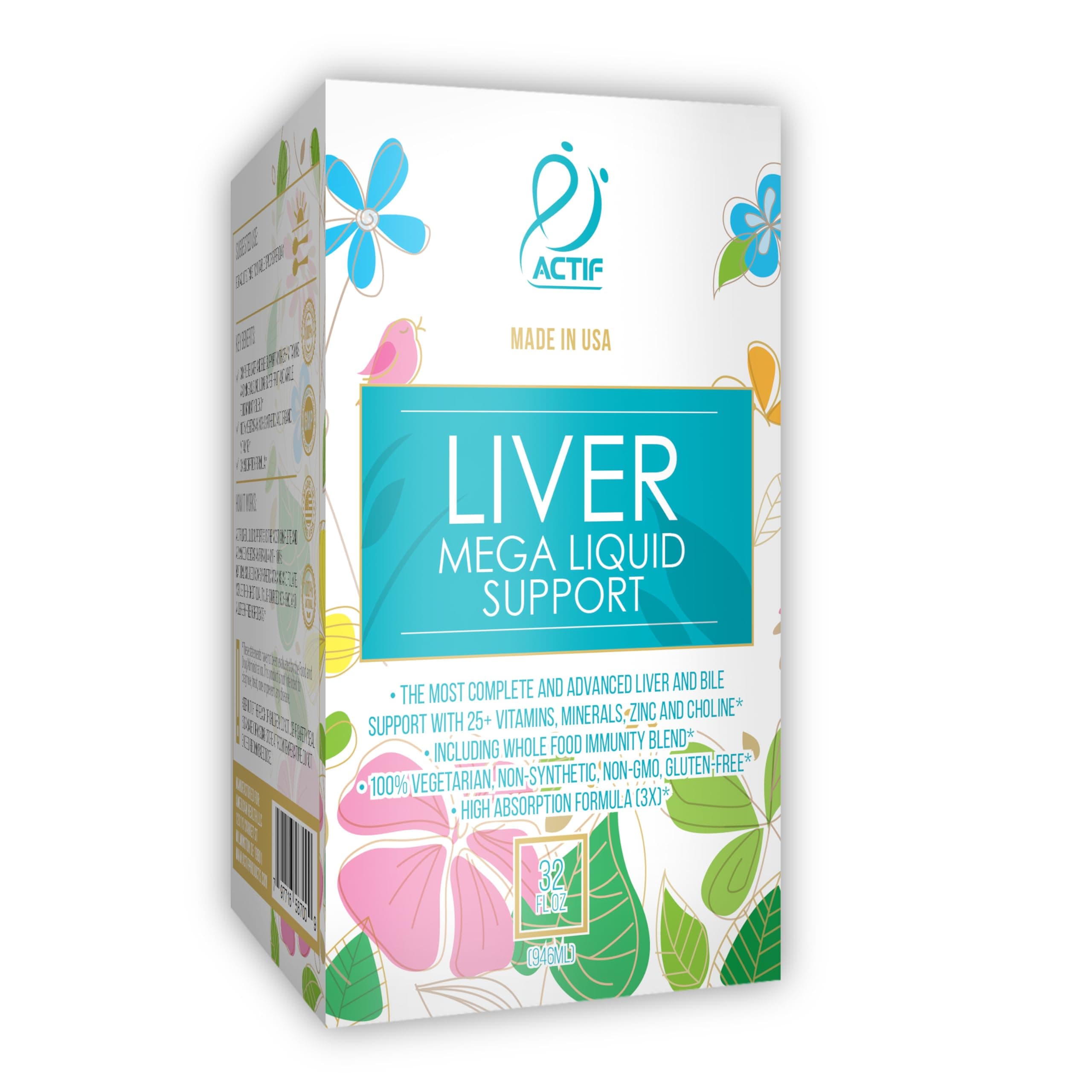 ACTIF Ova Health Women's Myo-Inositol and D-Chiro Inositol Blend (120 Capsules)