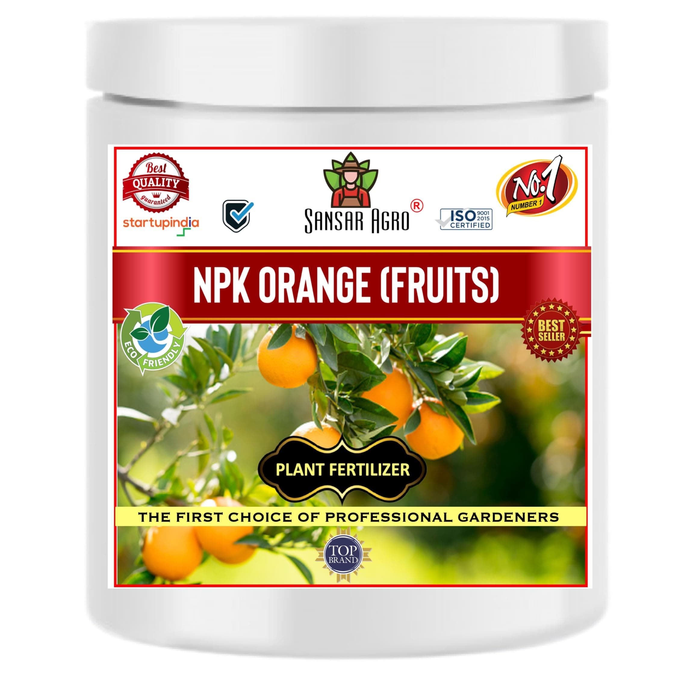 NPK for Orange Fruit Plant (200 gm), Essential NPK fertiliser for Maximising Fruits in Orange Plant.