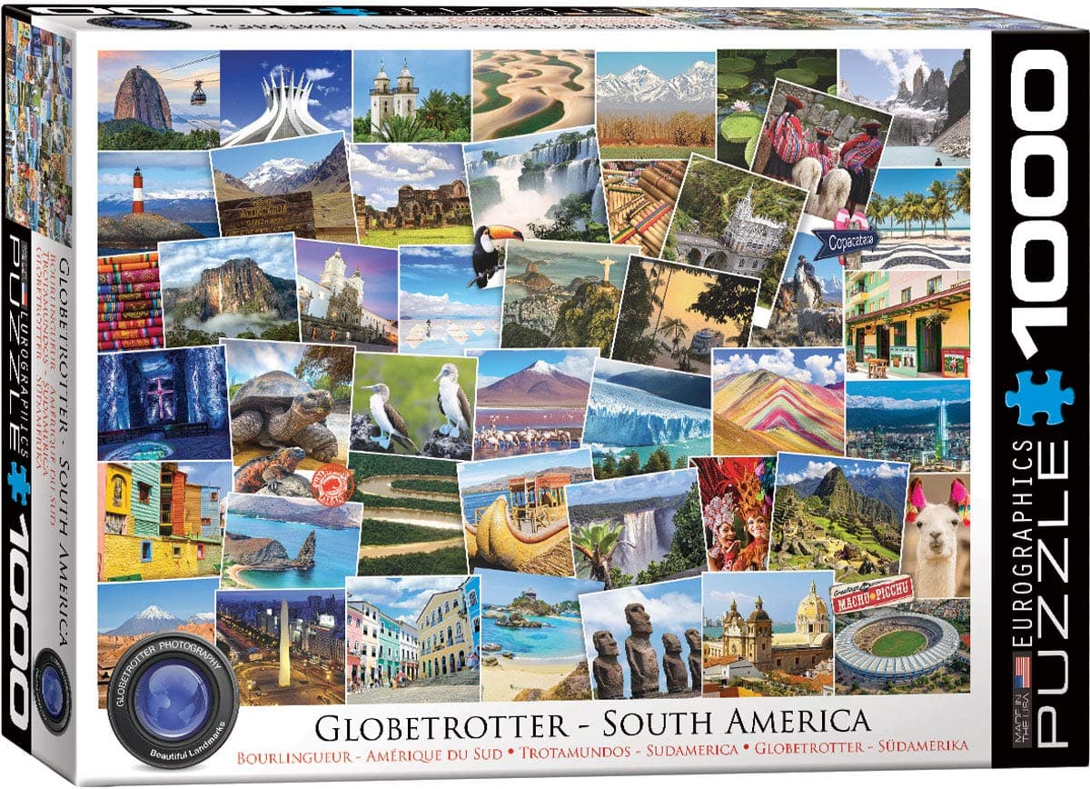 EuroGraphics South America - Globetrotter 1000Piece Puzzle