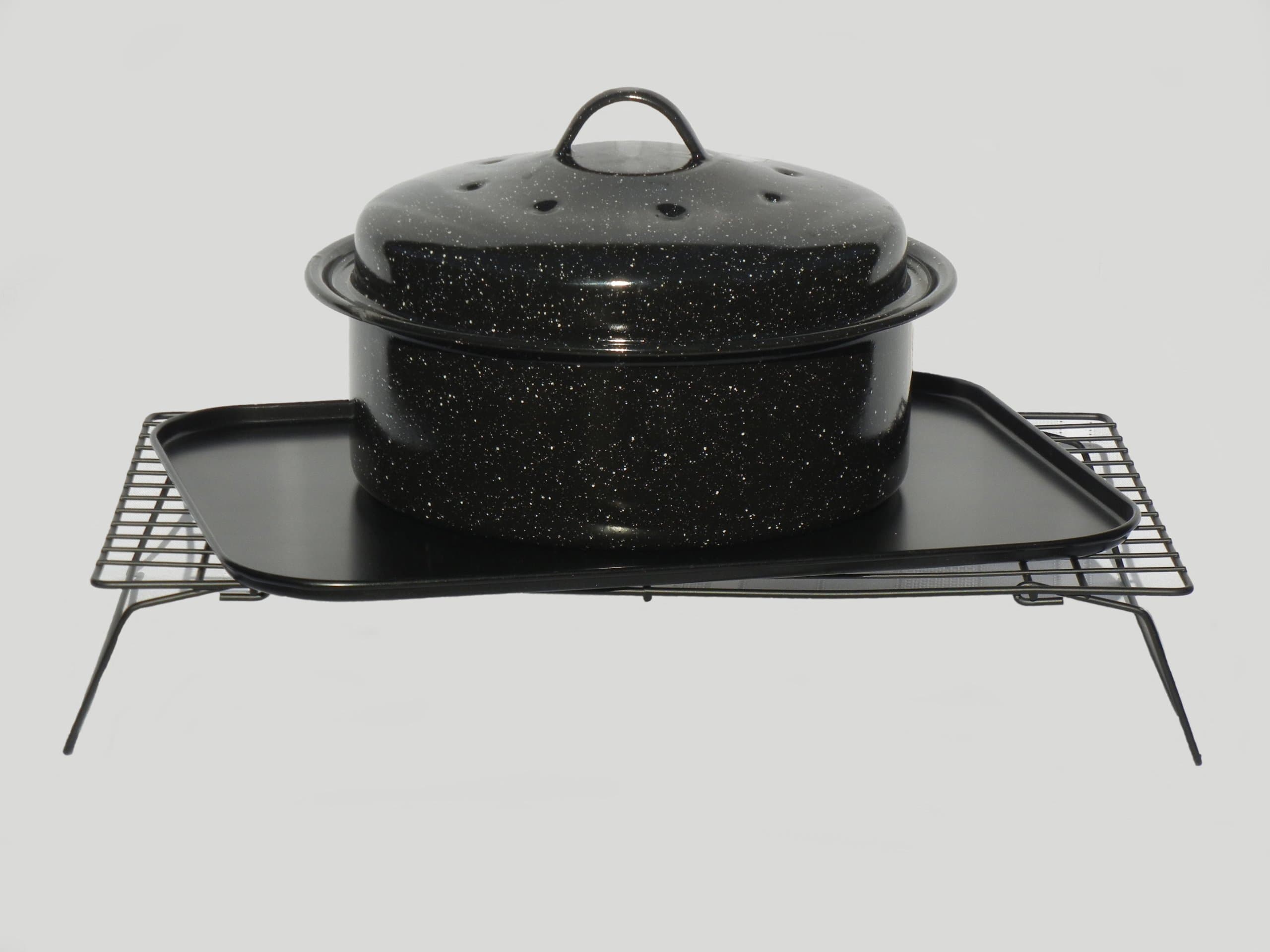 Sunflair Expanded Cookware Set (Pot, Rack, Tray)
