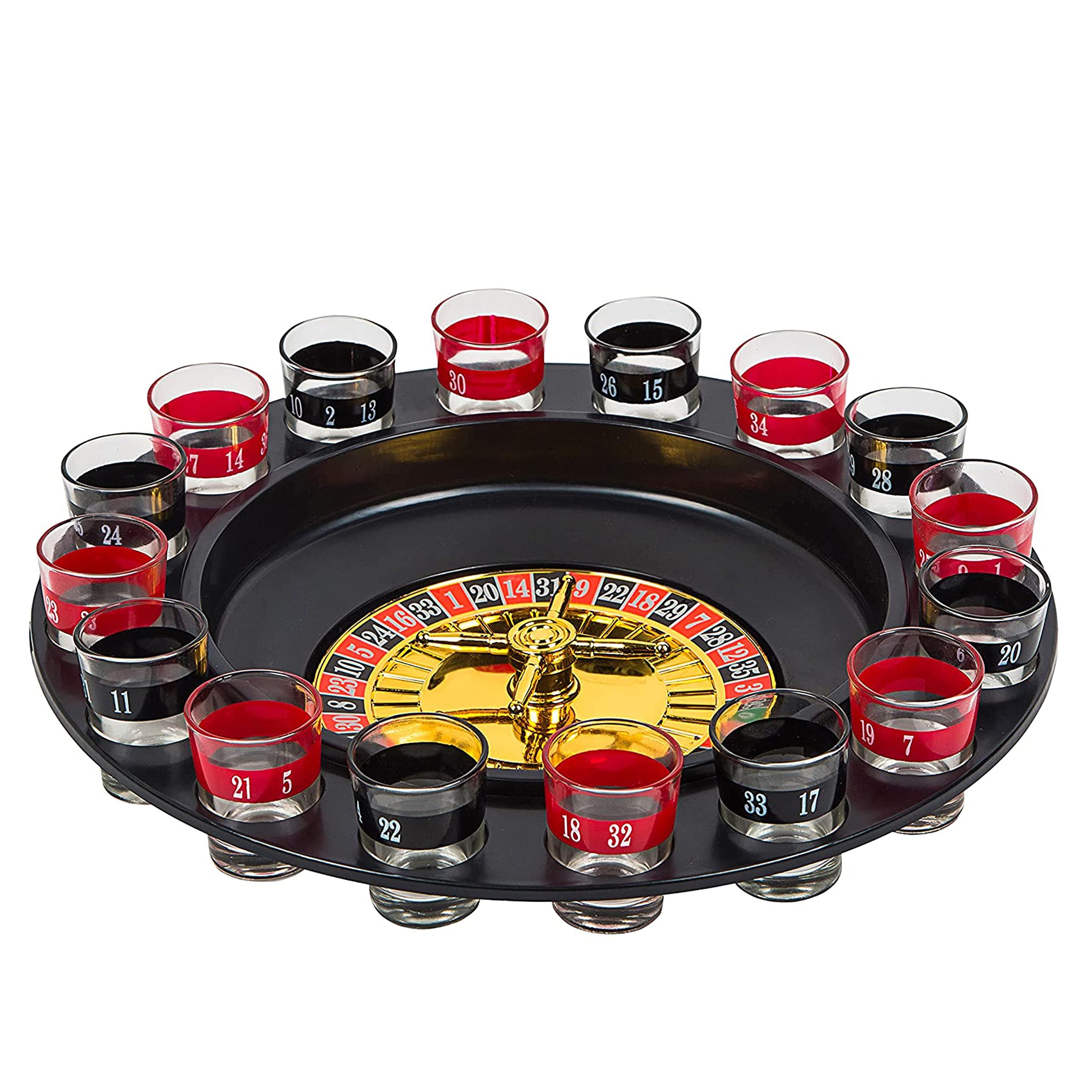 Drinking Game Set (Comes With 2 Balls and 16 Shot Glasses)