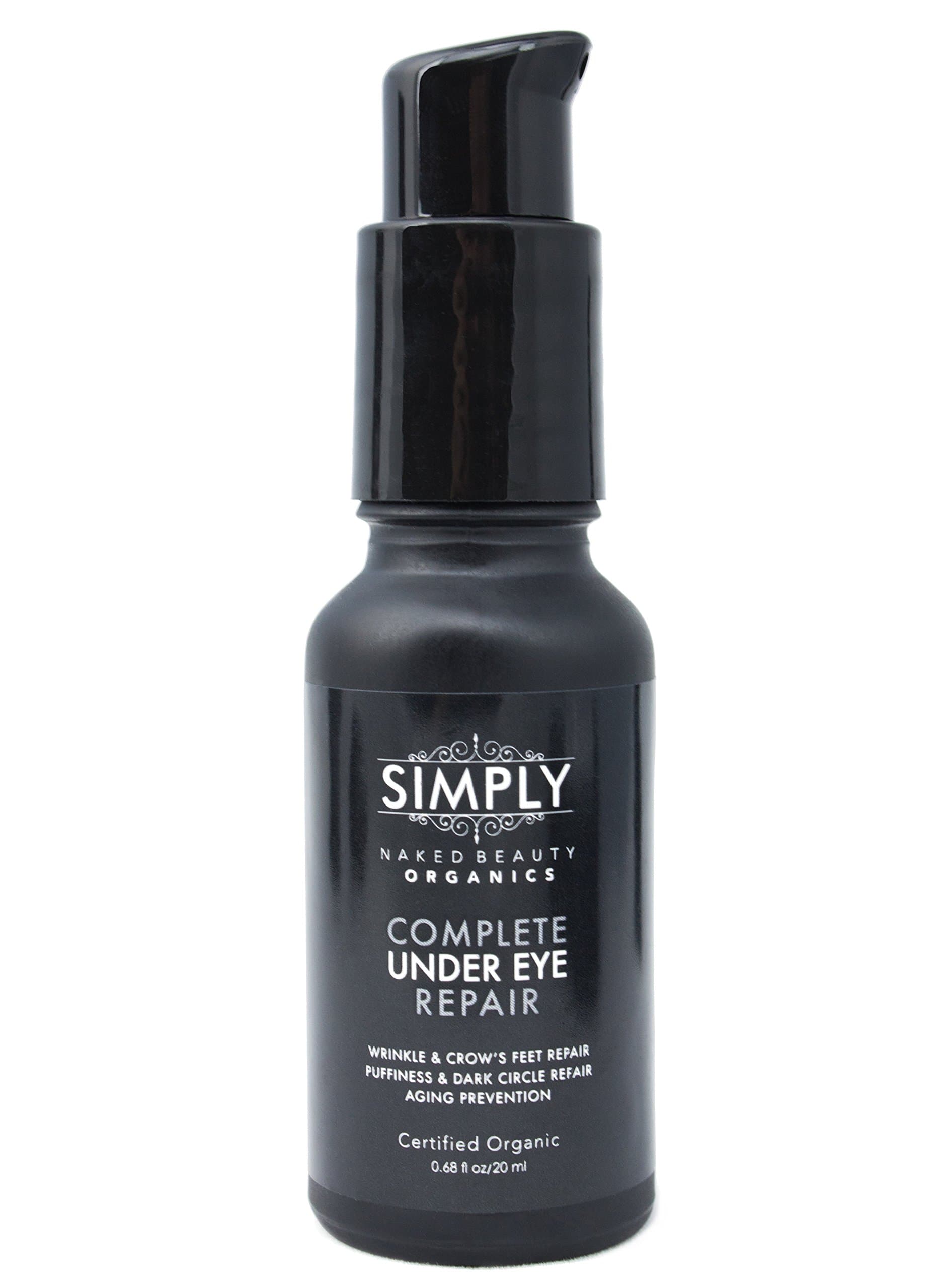 Best Eye Cream for Puffy Eyes, Dark Circles, Eye Bags, Wrinkles and crows feet - Certified Organic. Complete eye repair.