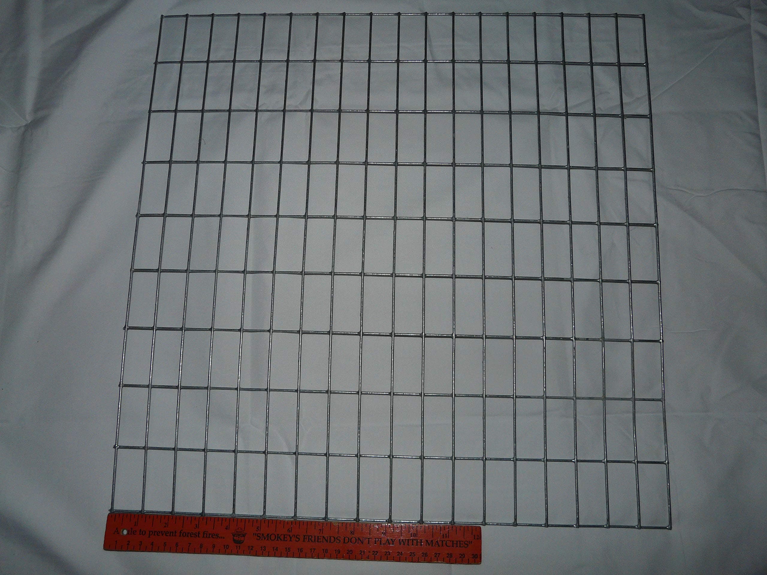 18" Wide x 18" Long 14 Gauge Galvanized 1" x 2" Welded Wire mesh Hardware Cloth Panel - Galvanized After Welding (GAW)