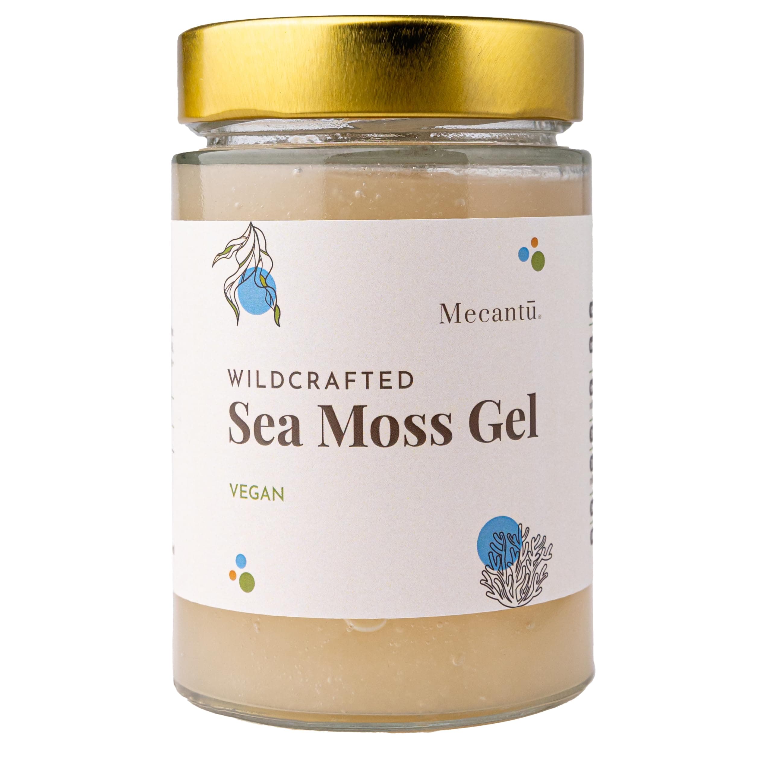Sea Moss Gel 350ml - 100% Wildcrafted Jamaican SeaMoss | Rich in 92 Essential Minerals & Vitamins | Supports Immunity, Skin & Gut Health | Vegan & Gluten-Free Superfood | Dr Sebi Inspired Irish Moss