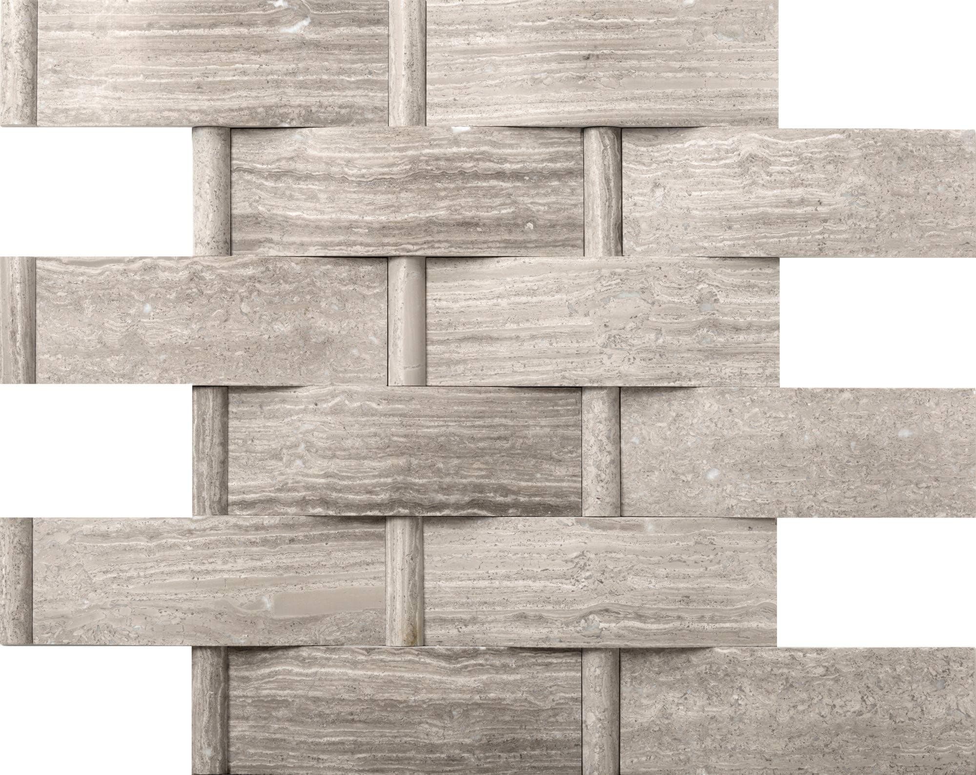 M05METRGR1212MLT Metro Lattice Mo/1212 Ceramic Tiles, Gray
