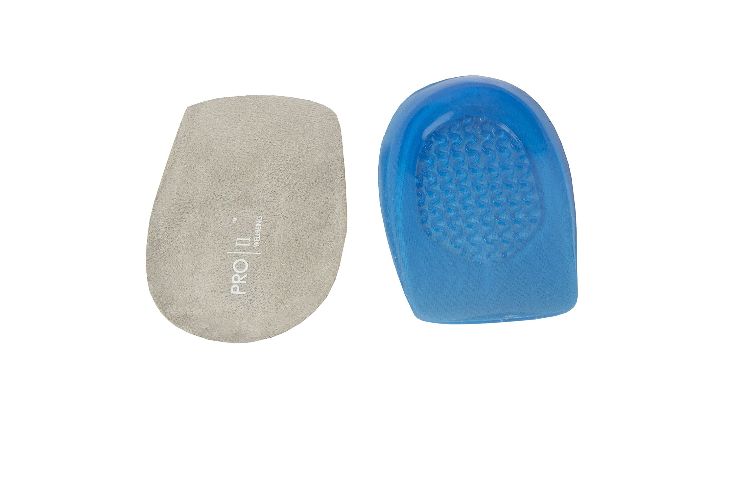 Antimicrobial Suede Topped orthotic Gel Heel Pad Support Spur for Heel and Knee problems (UK 4-7)