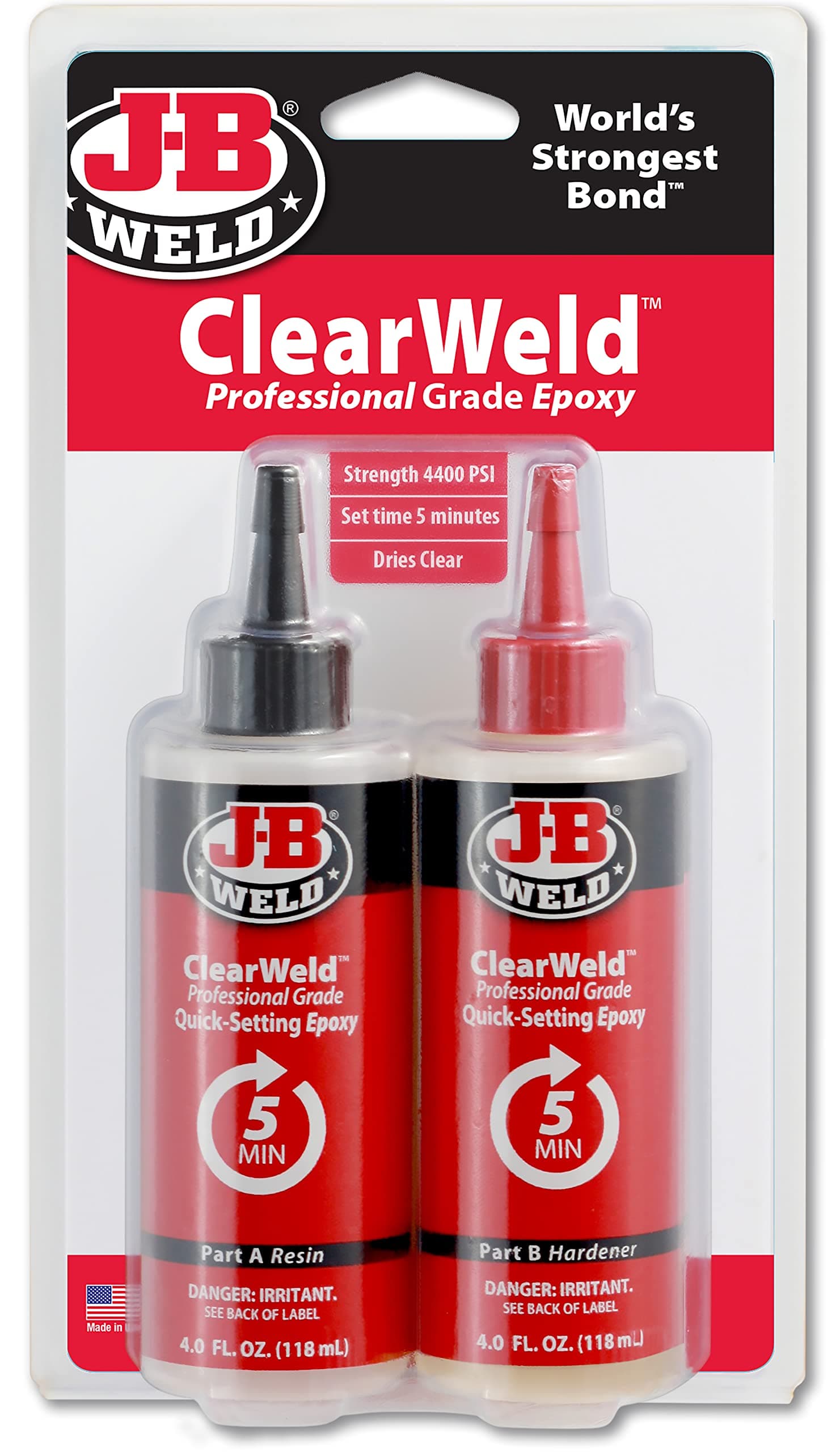 Jb Clearweld Epoxy 8oz