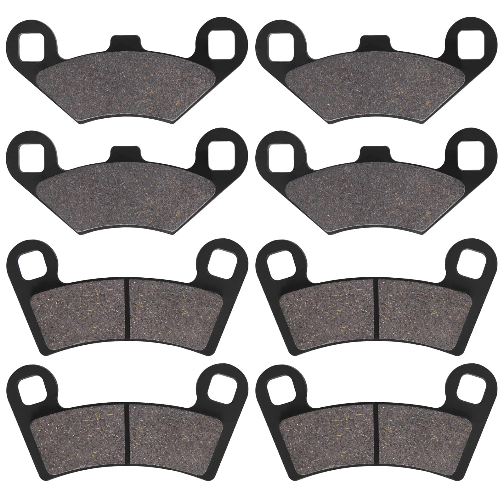 Front and Rear Brake Pads for Polaris RZR 800 2008-2014 RZR S 800 RZR 800S 2009-2014 RZR 570 2012-2015