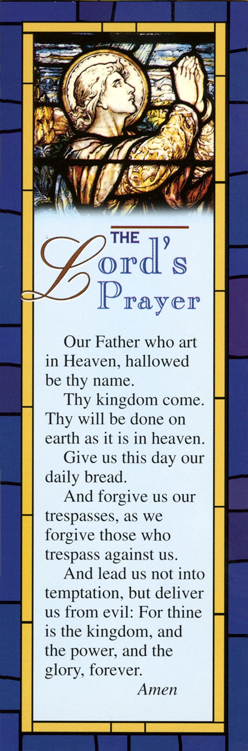 The Lord's Prayer Bookmark (Pkg of 25)