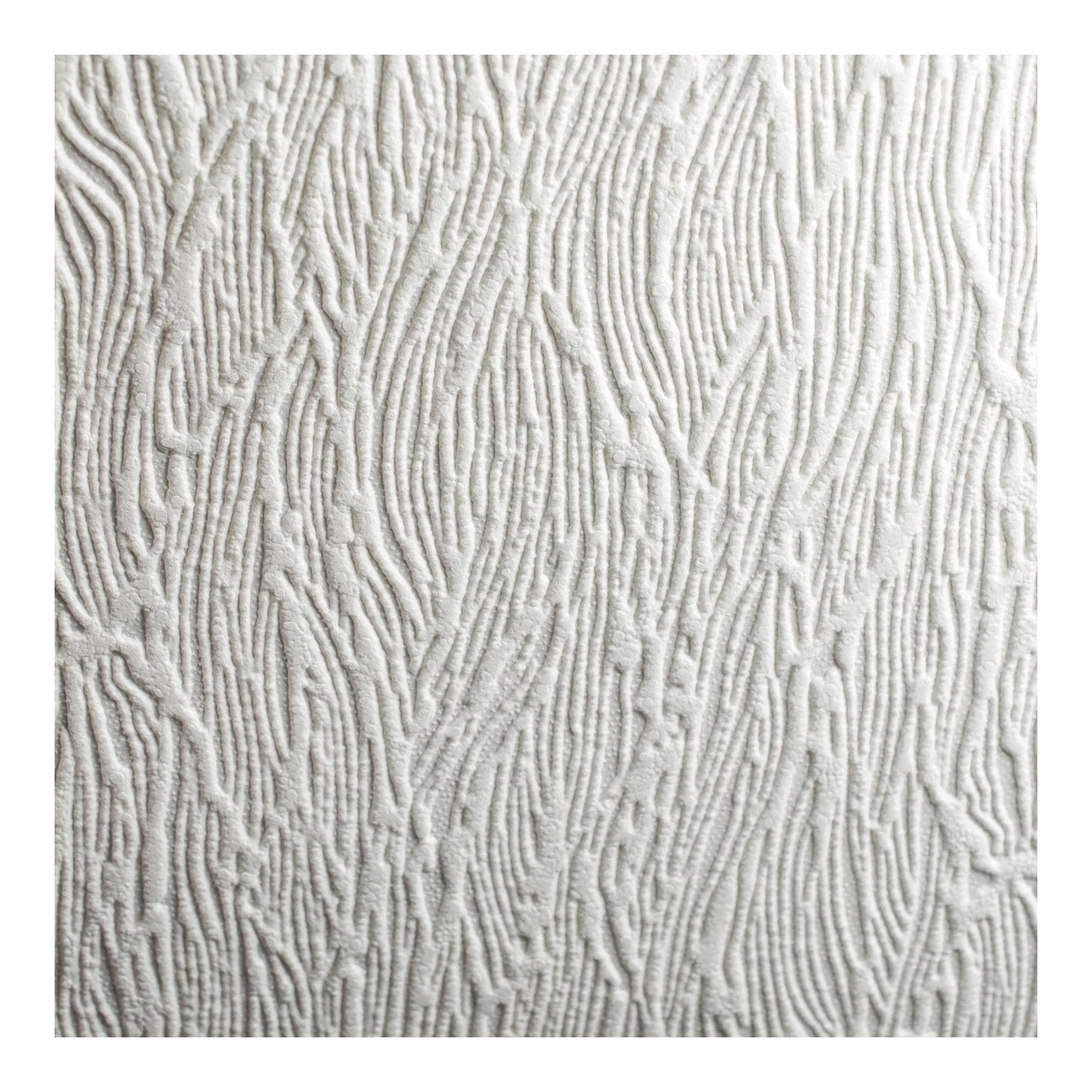 Bark White Durable Heavy Duty Wallpaper
