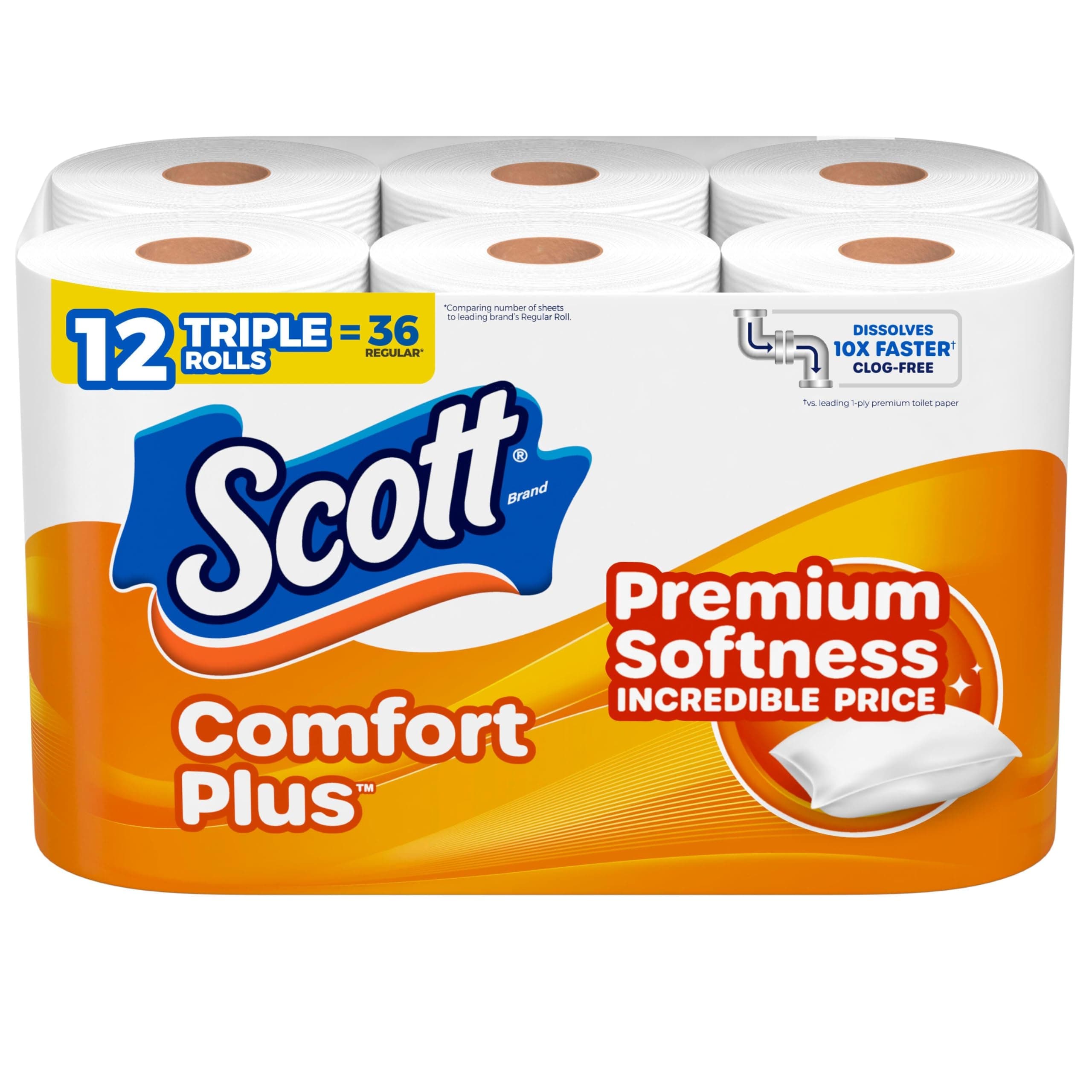 Comfortplus Toilet Paper Bath Tissue, 231 Count