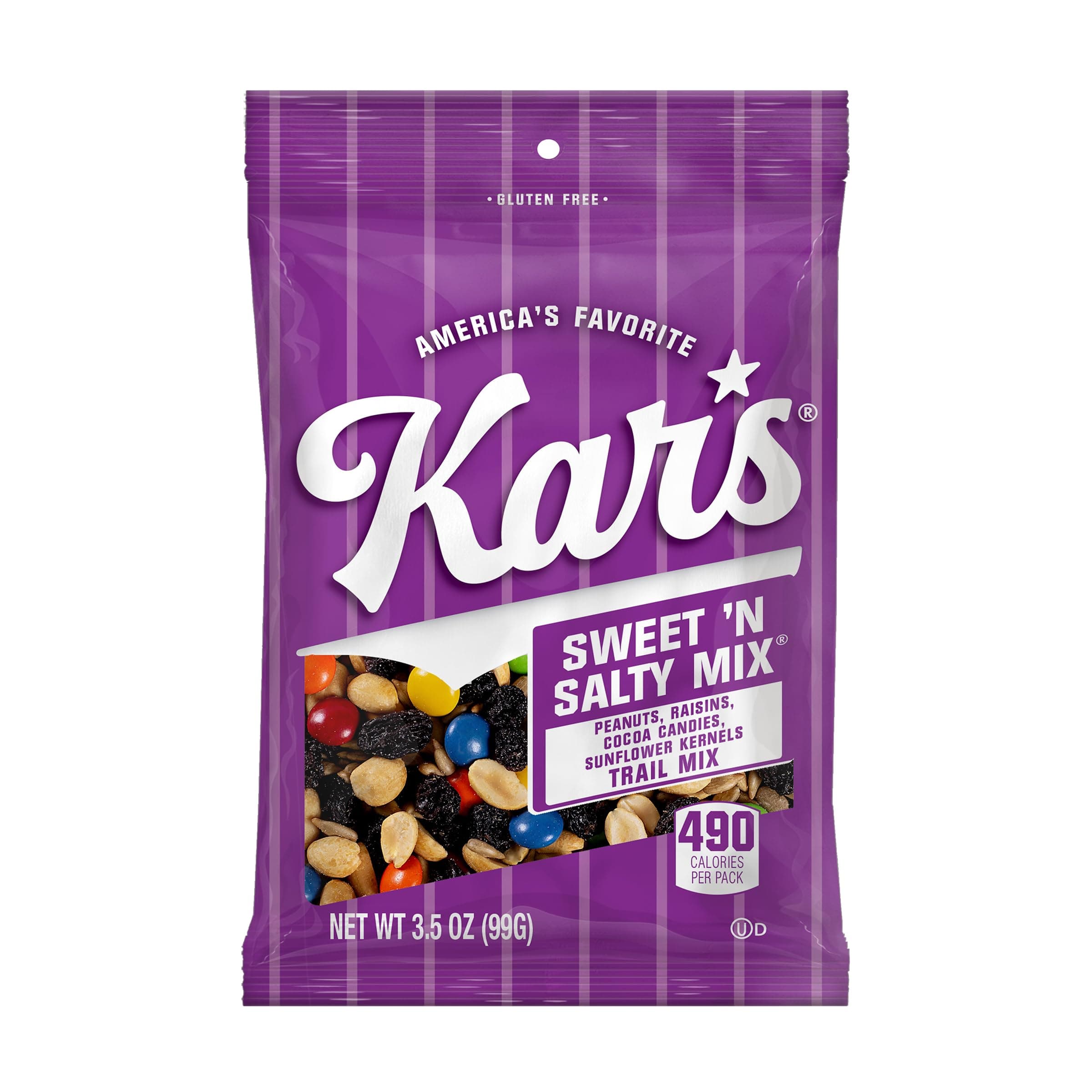 Kar’s Nuts Sweet ‘N Salty Trail Mix, 3.5 oz – Grab & Go Bags, Individual Snack Packs (Pack of 42), Gluten-Free Trail Mix Snack