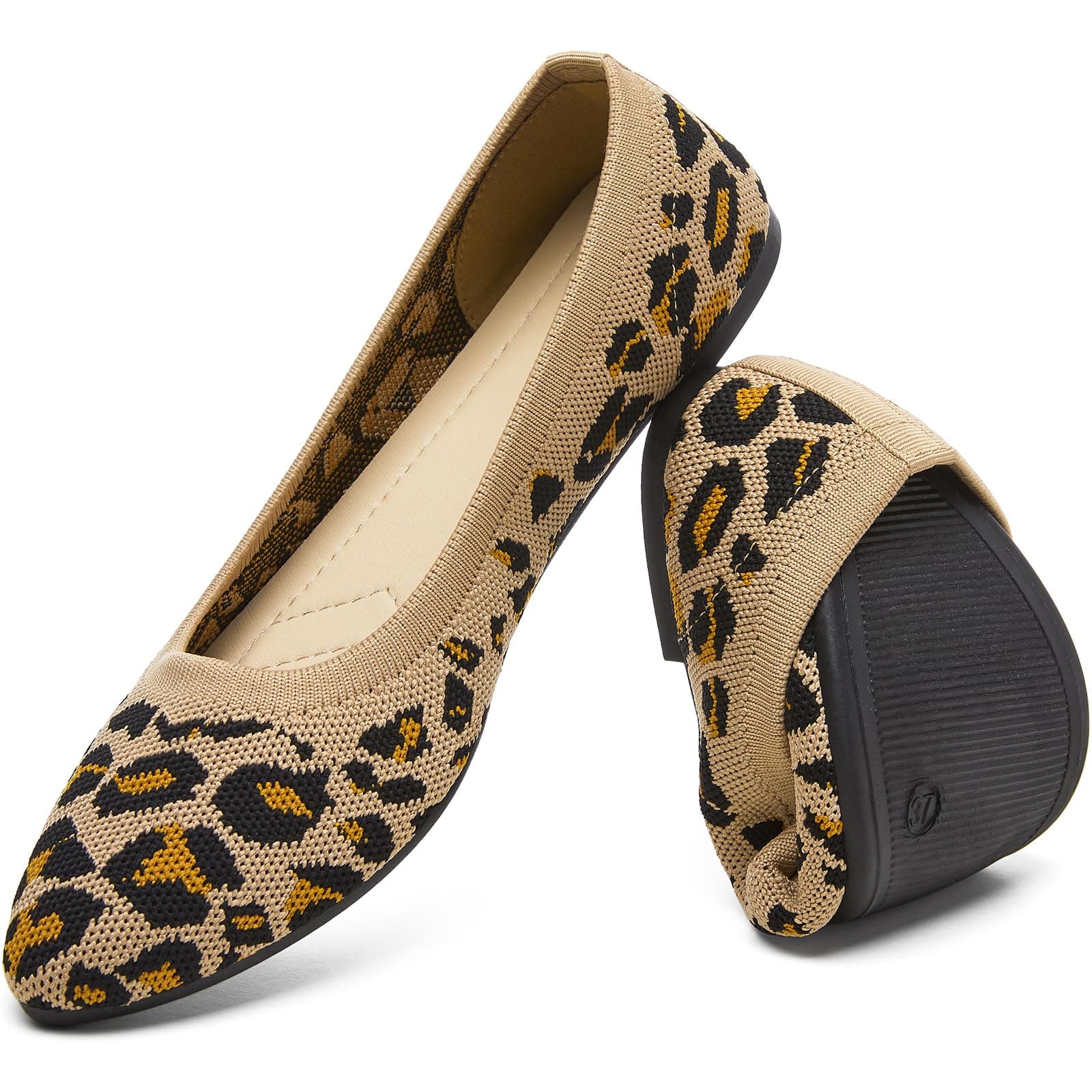 Women’s Ballet Flat Flats Shoes Comfortable Mesh Pointed Toe Slip On Dress Shoes