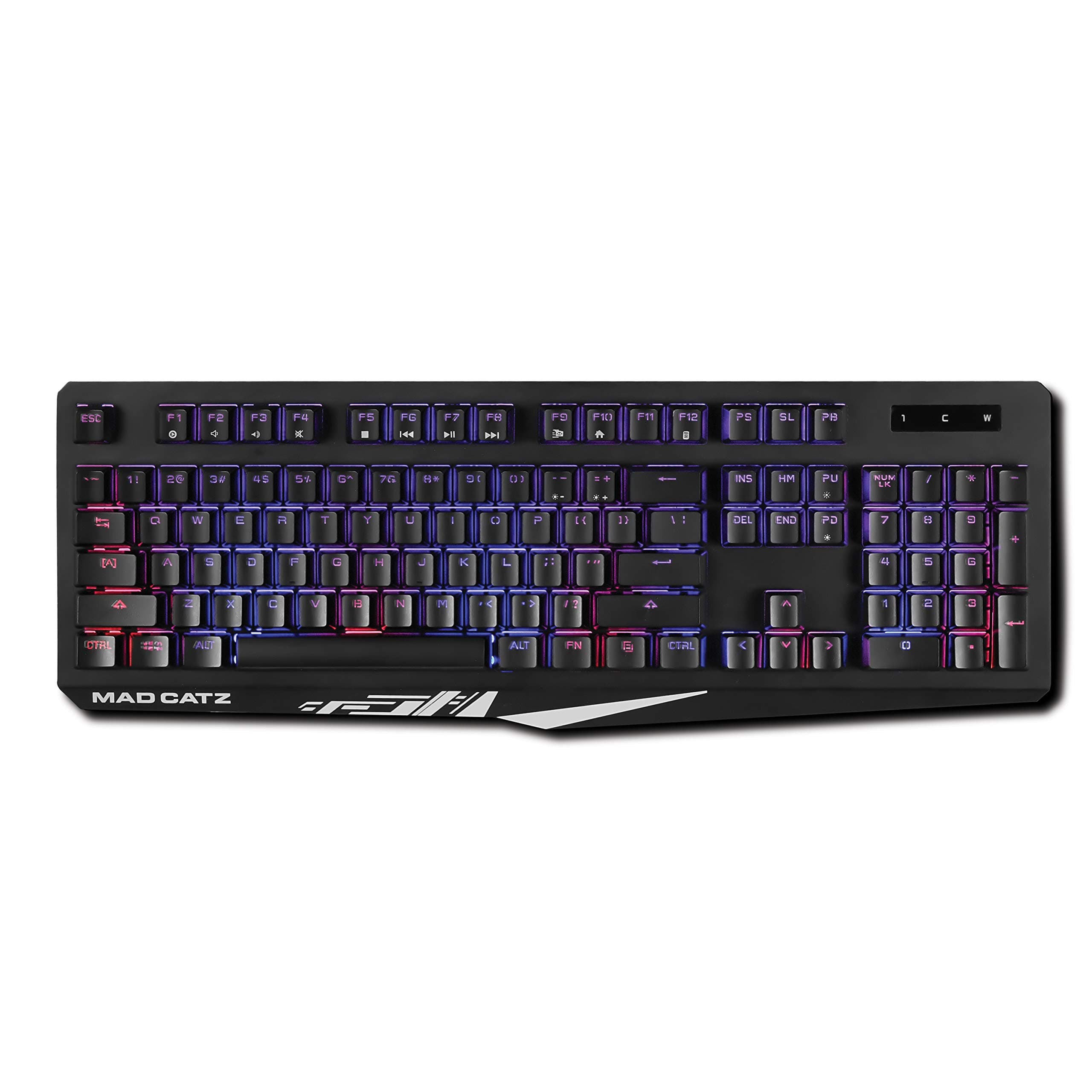 Mad Catz The Authentic S.T.R.I.K.E. 2 Membrane Gaming Keyboard - Black